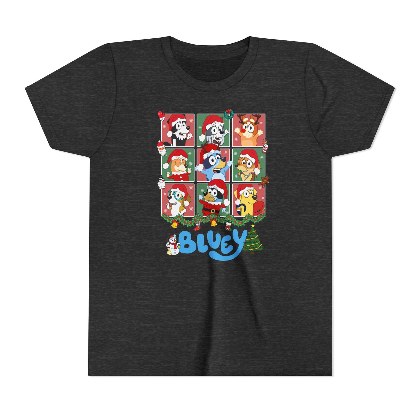 Christmas Polaroids Youth Short Sleeve Tee