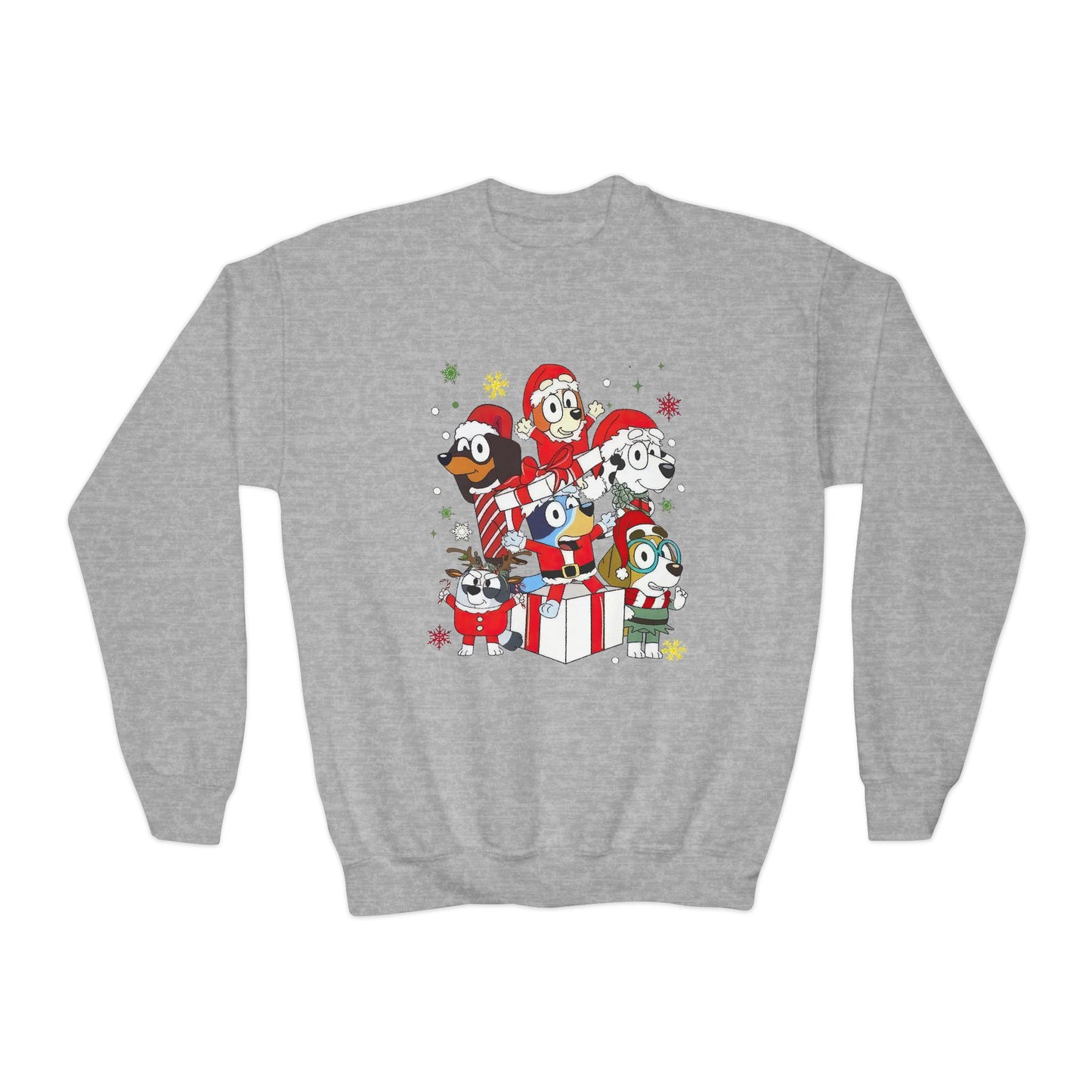 Christmas presents Youth Crewneck Sweatshirt
