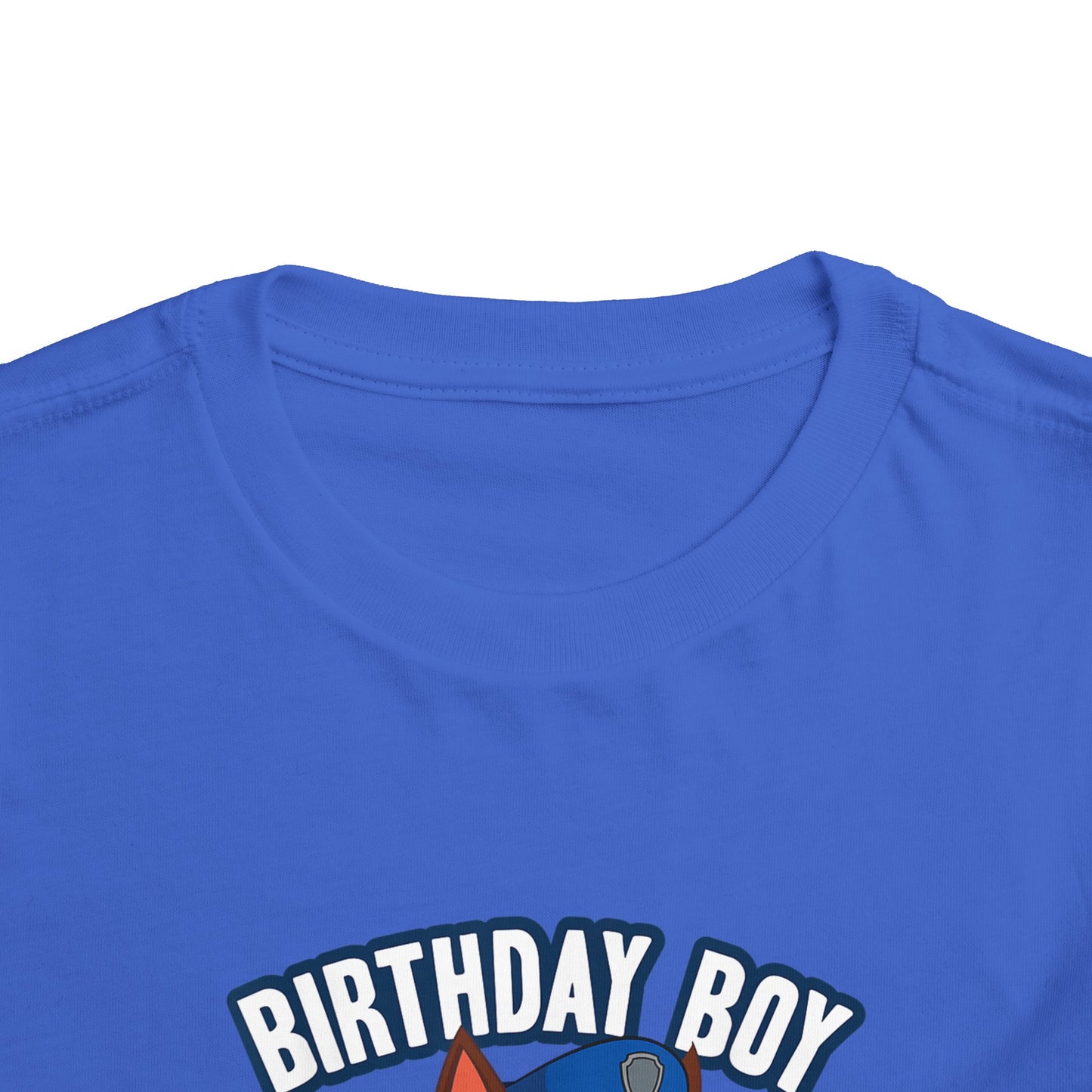 Paw Patrol Chase Birthday Boy Toddler Short Sleeve Tee