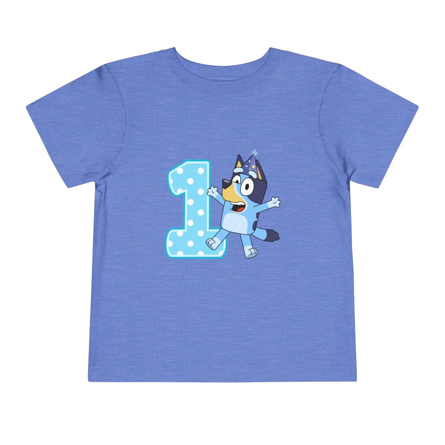 #1 Birthday Toddler Short Sleeve Tee
