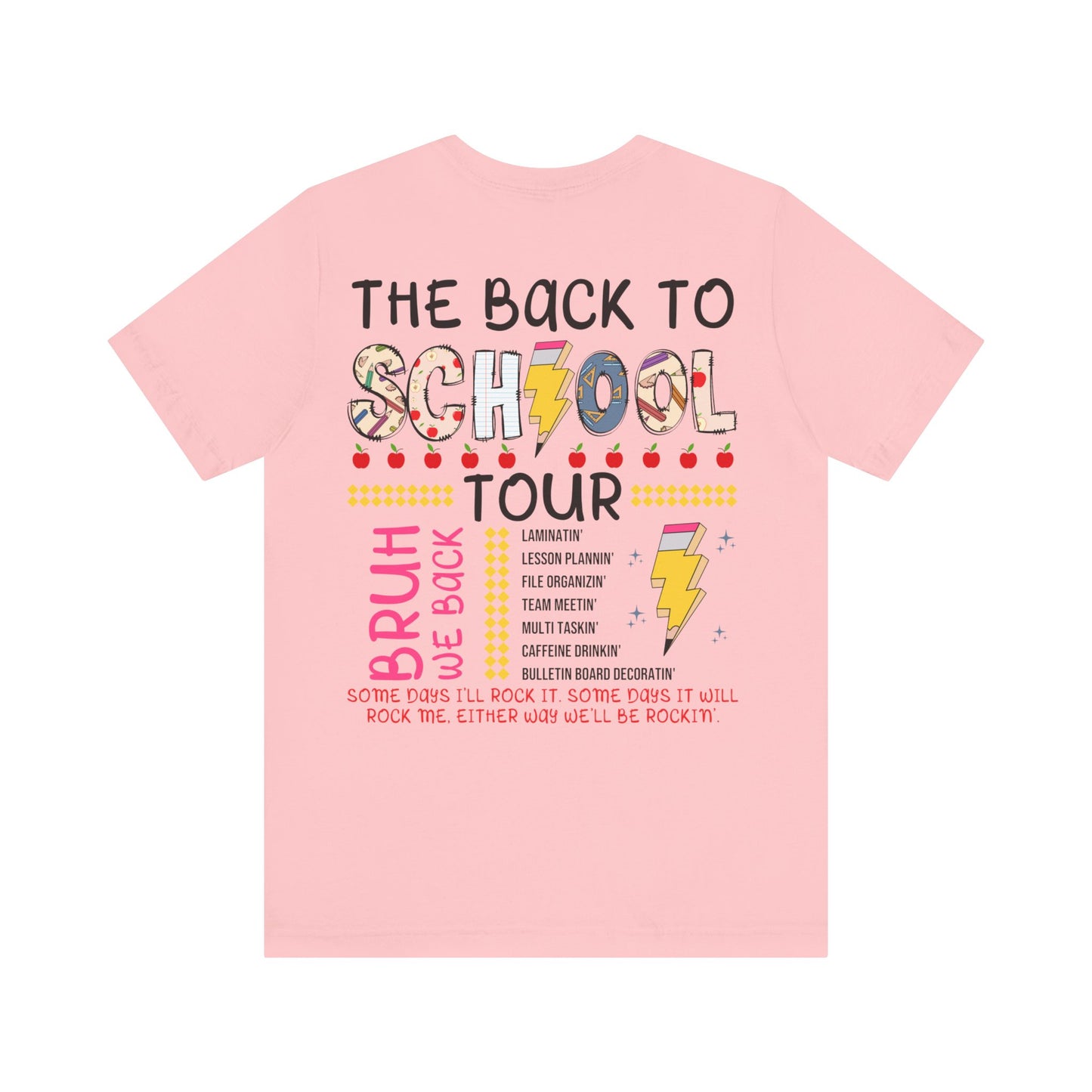 ABCD The Back to School Tour (front/back) Jersey Short Sleeve Tee