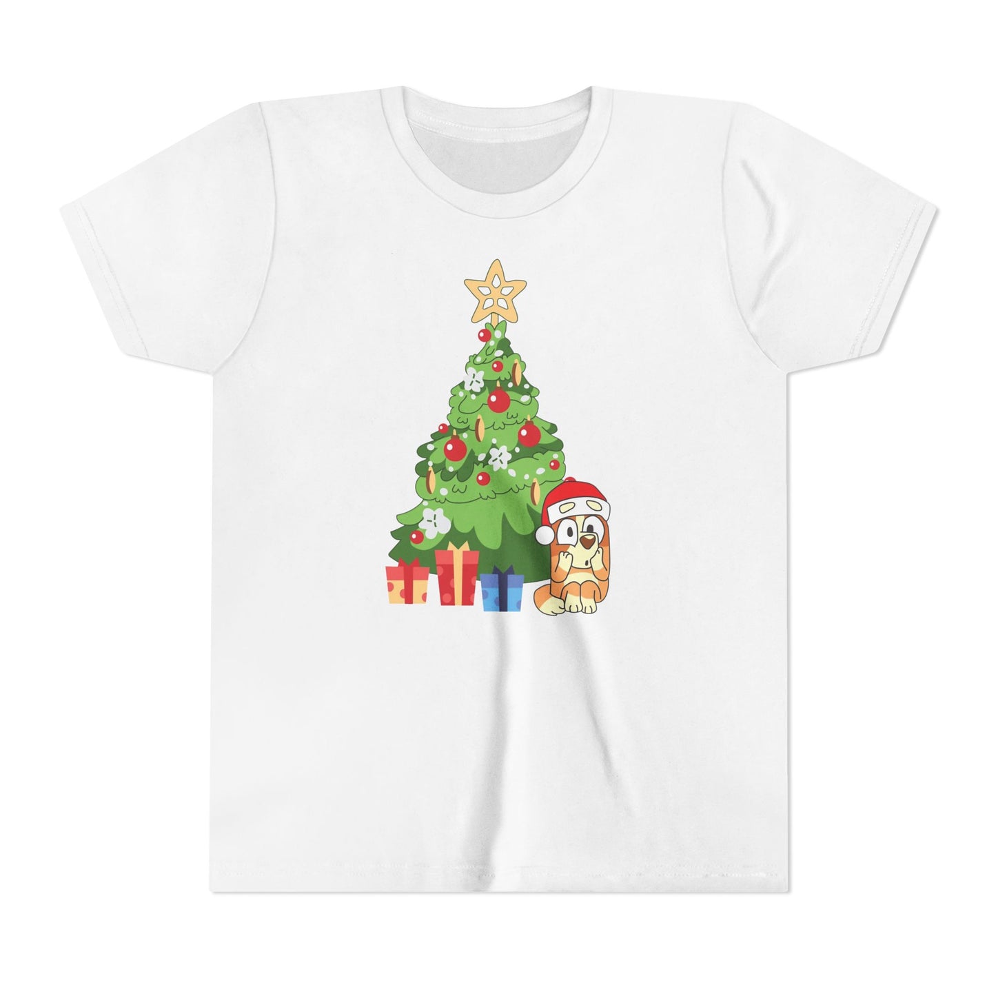 Christmas Tree Bingo Youth Short Sleeve Tee