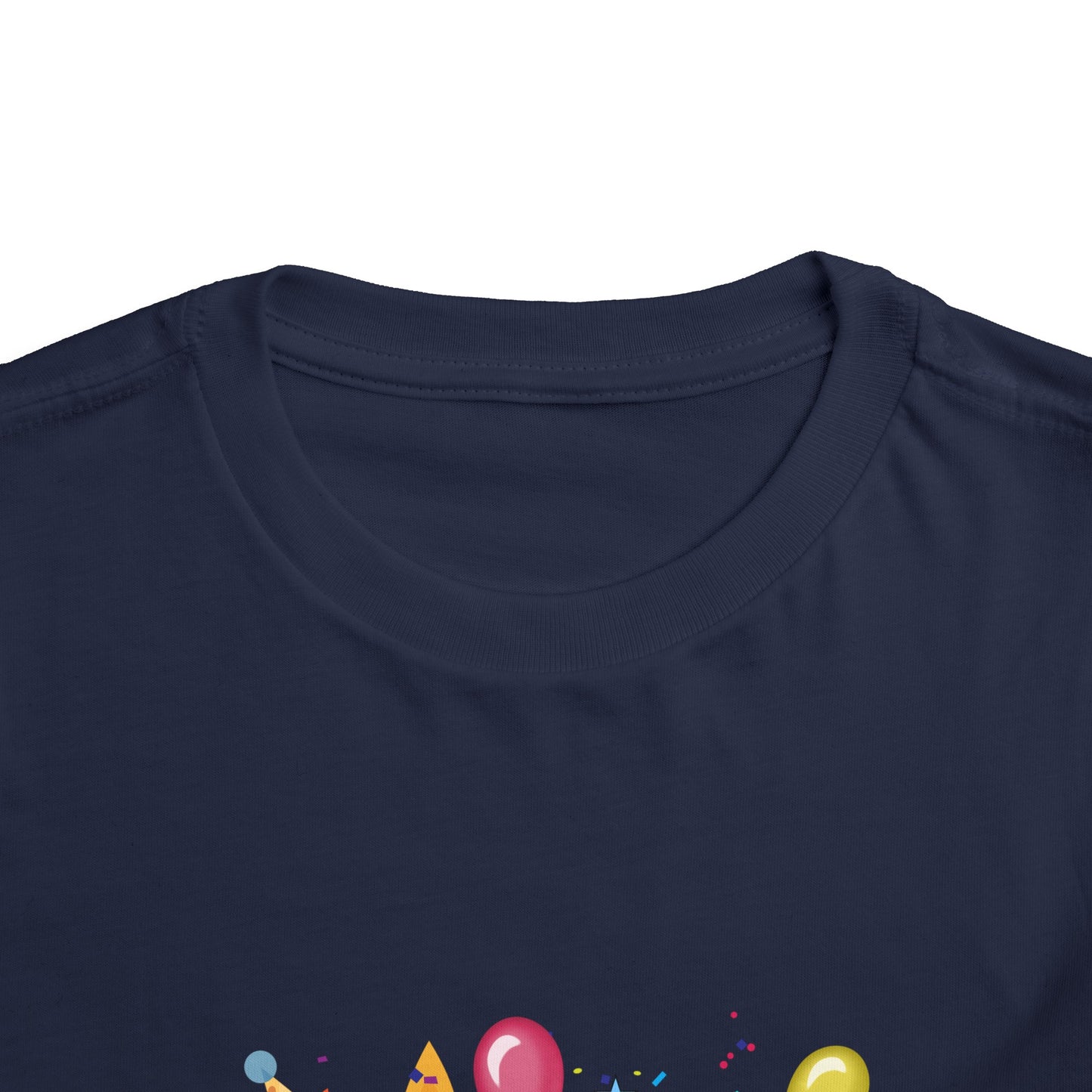 4th Birthday Toddler Short Sleeve Tee