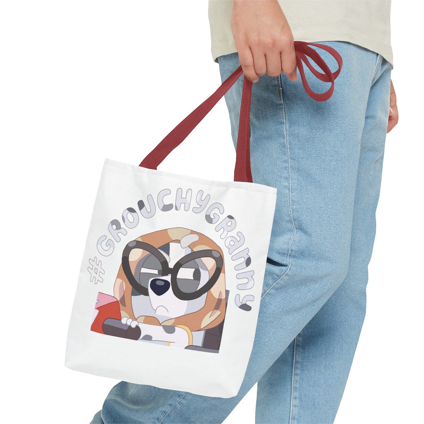 #GROUCHY GRANNY Tote Bag (AOP)