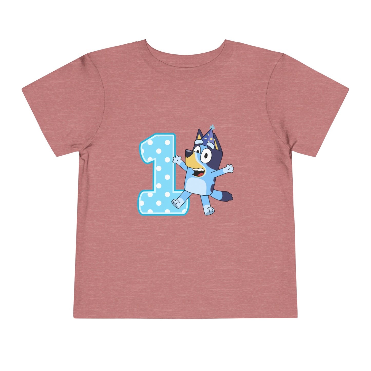 #1 Birthday Toddler Short Sleeve Tee