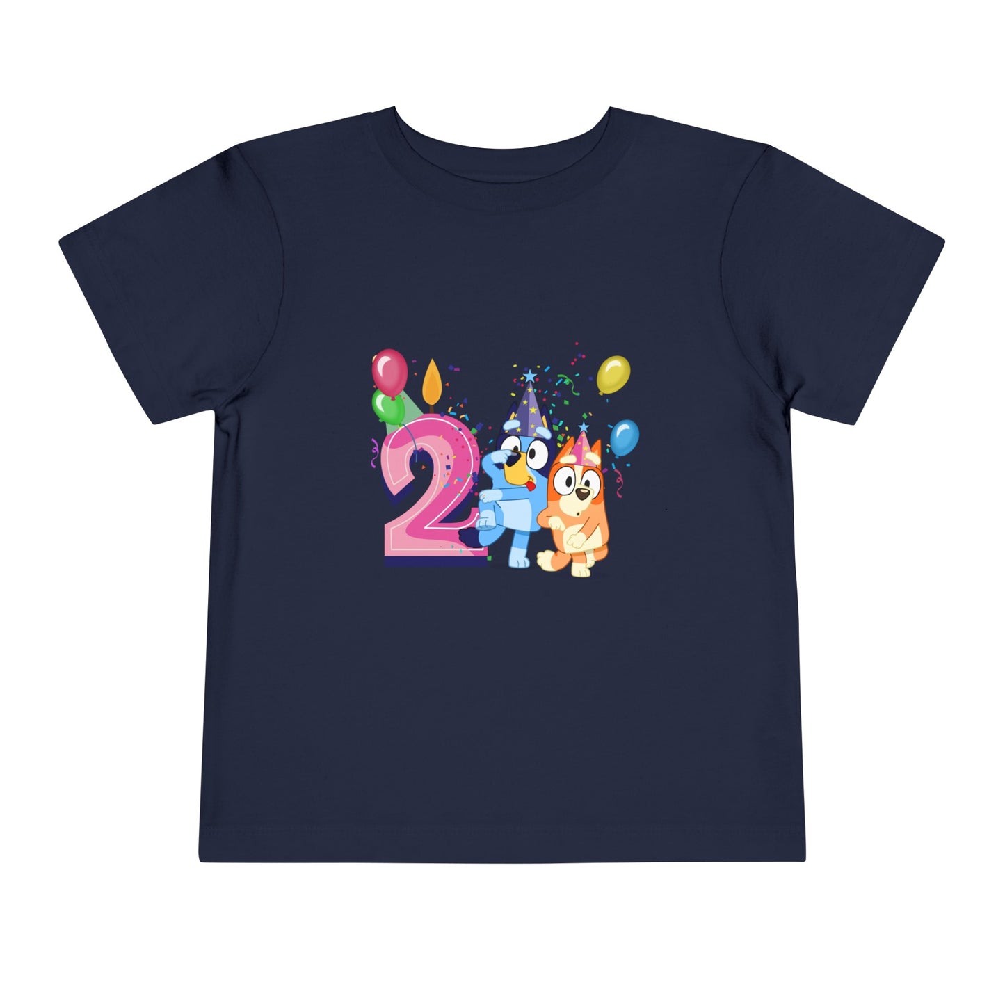 2nd Birthday Toddler Short Sleeve Tee