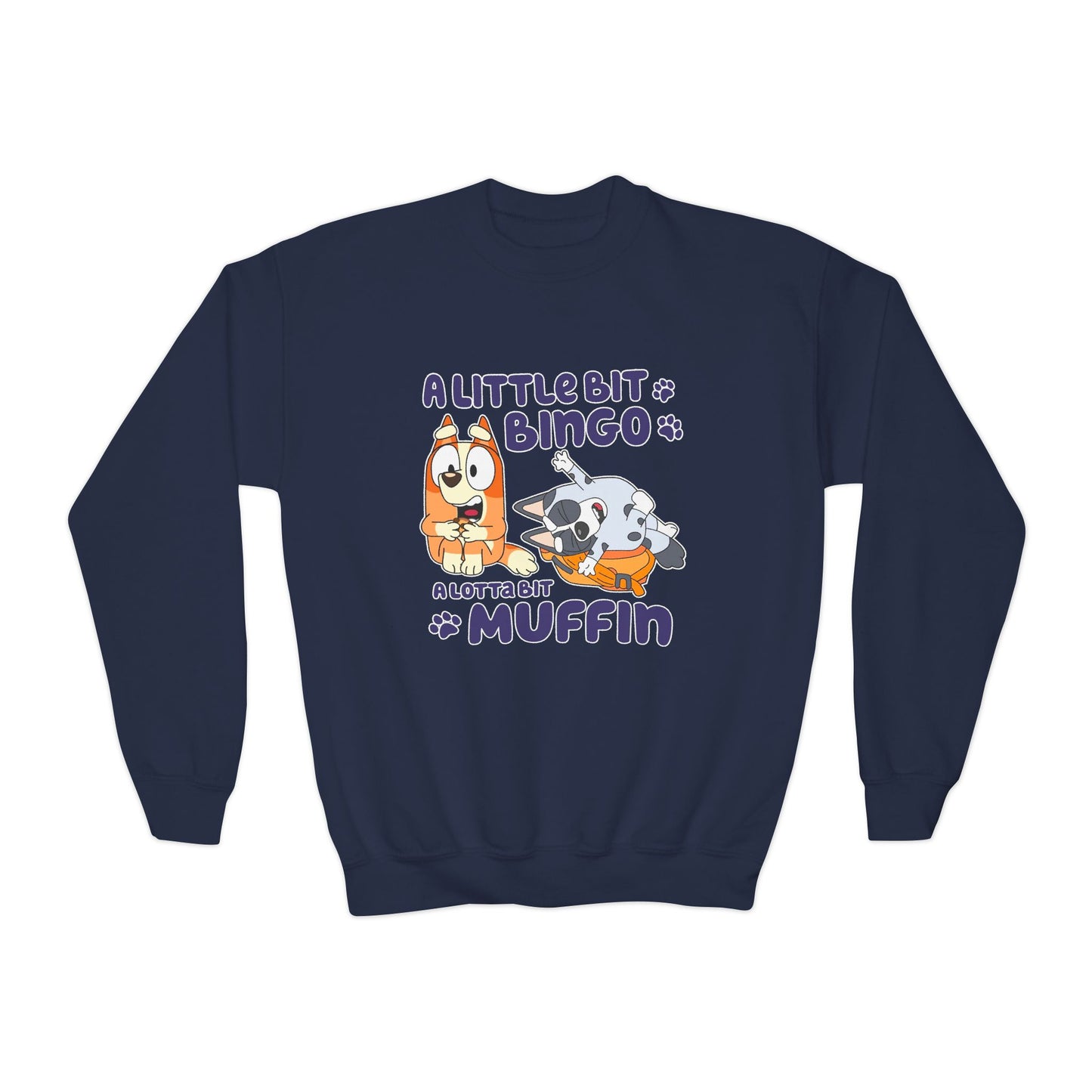 A Little Bit .. A Lot a Bit Youth Crewneck Sweatshirt