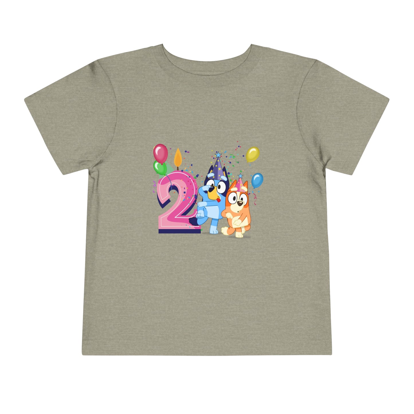 2nd Birthday Toddler Short Sleeve Tee