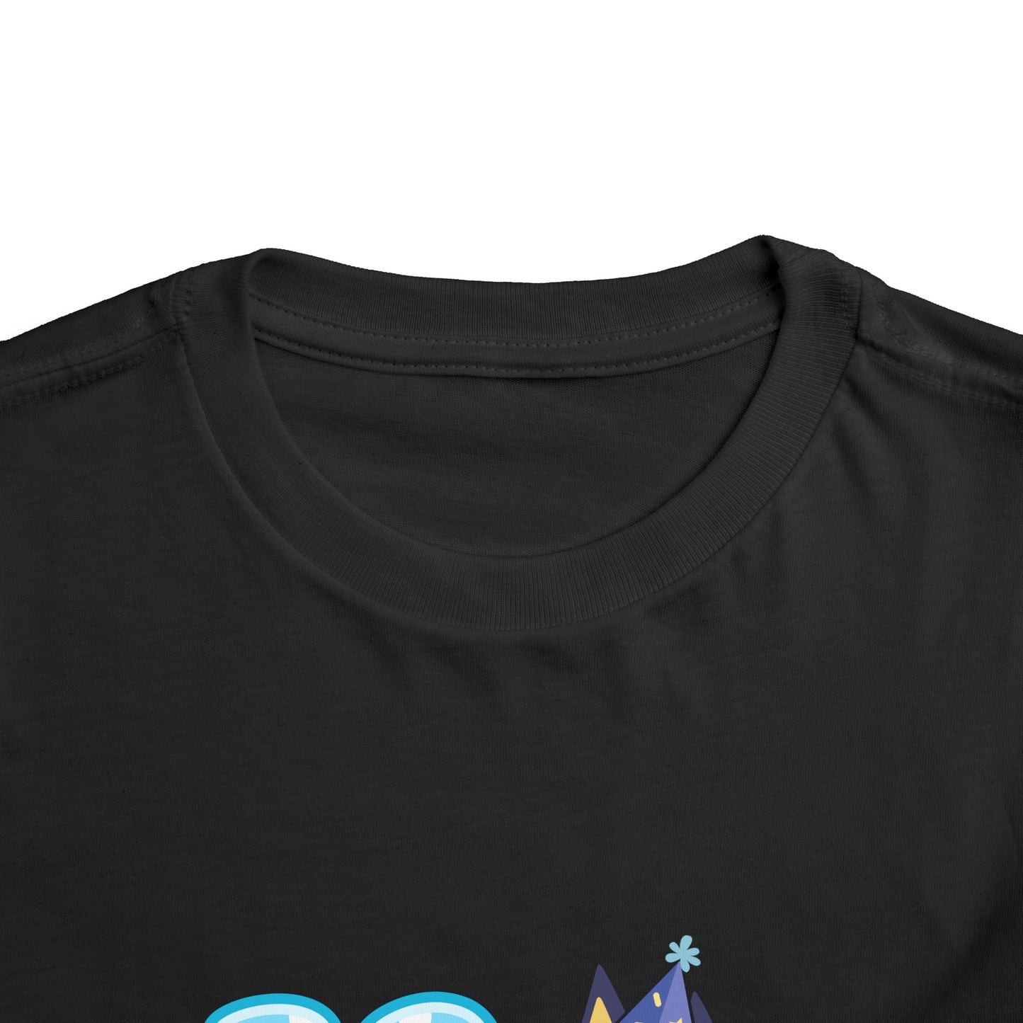 #4 Birthday Toddler Short Sleeve Tee