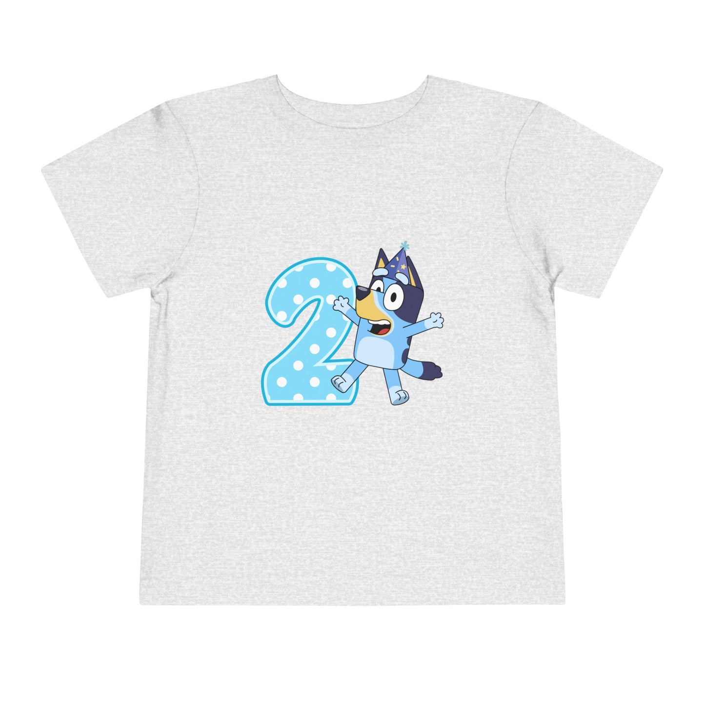#2 Birthday Toddler Short Sleeve Tee