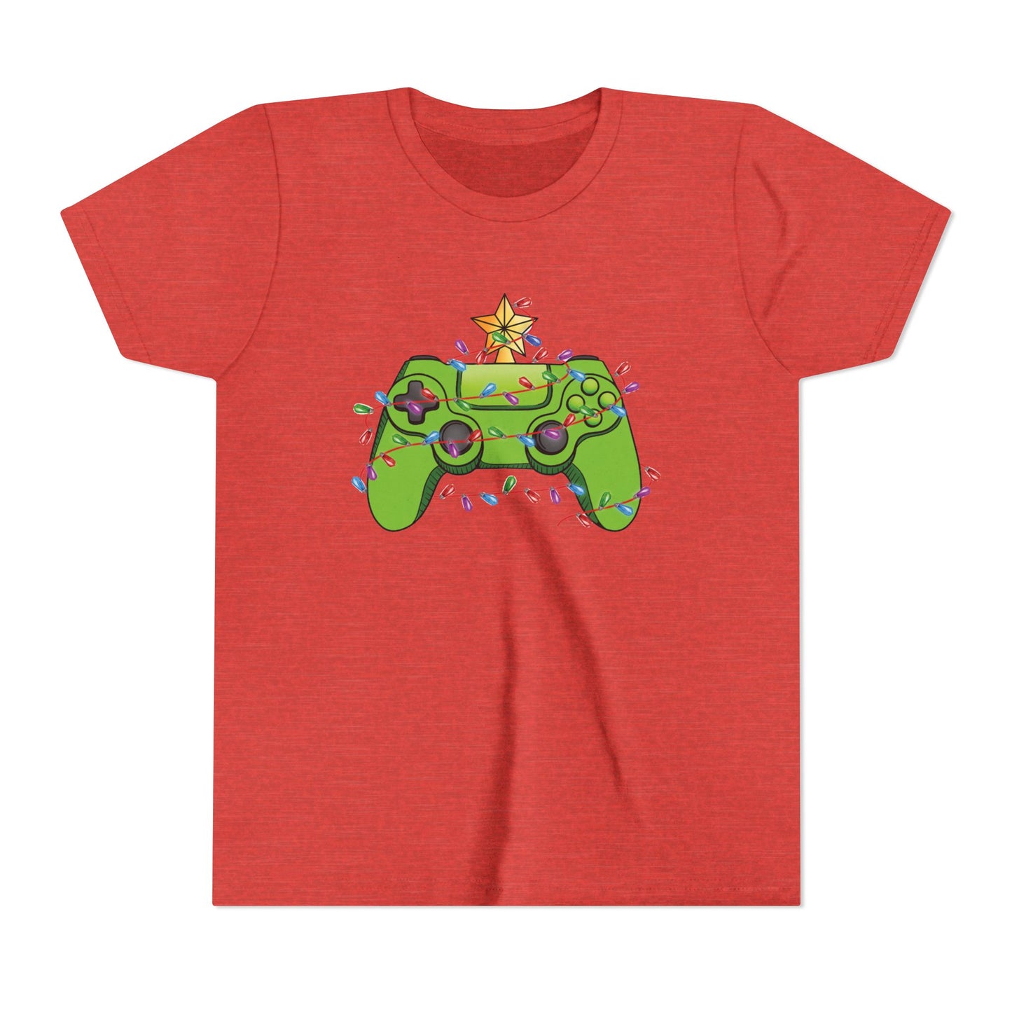 Gamer Christmas Youth Short Sleeve Tee