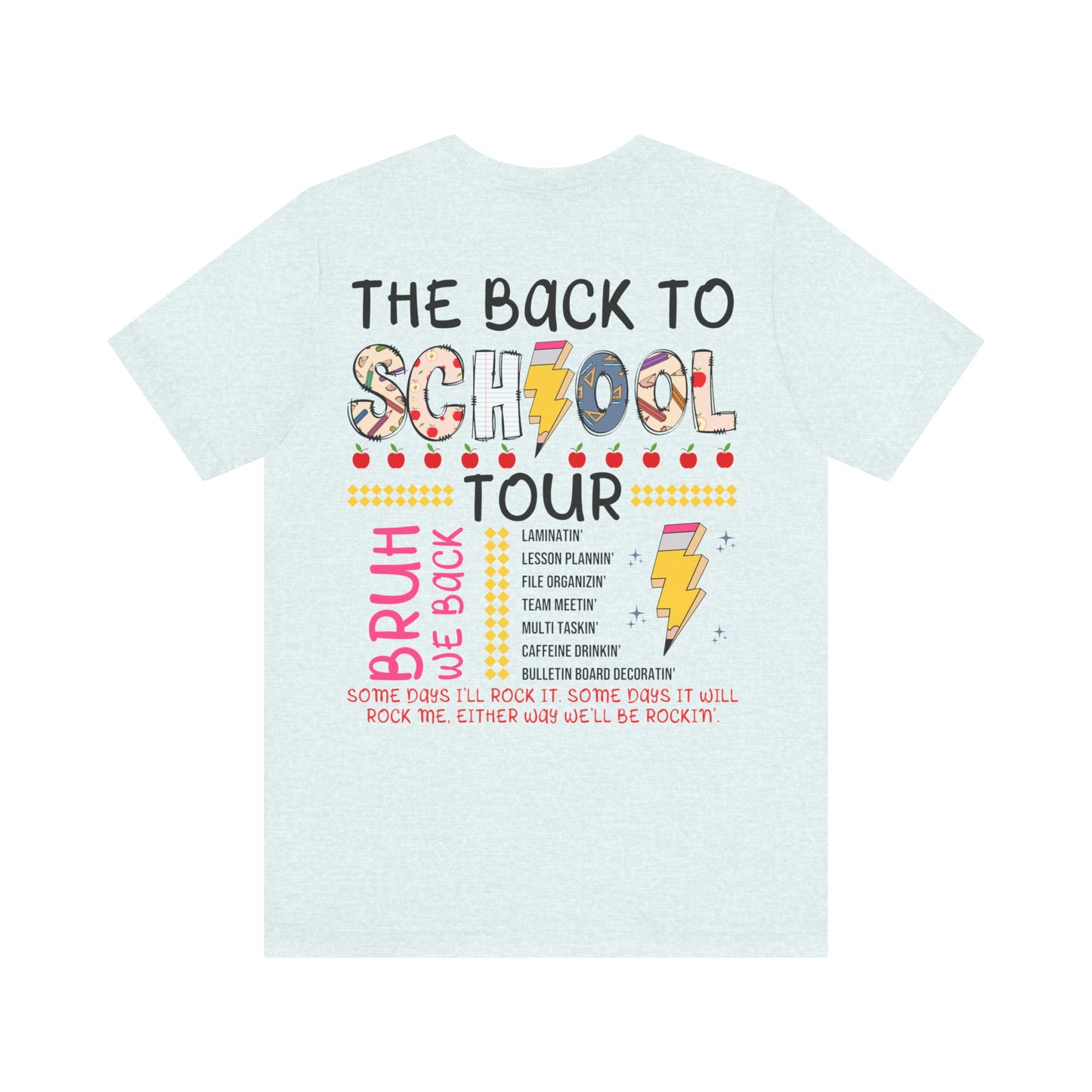 ABCD The Back to School Tour (front/back) Jersey Short Sleeve Tee