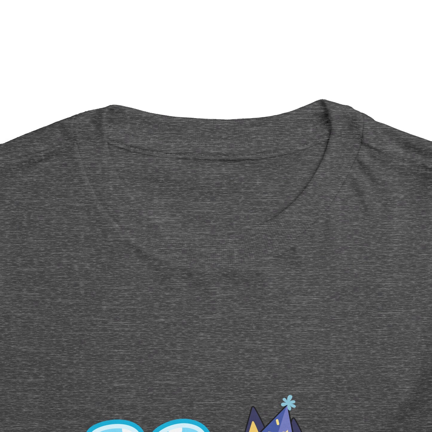 #4 Birthday Toddler Short Sleeve Tee