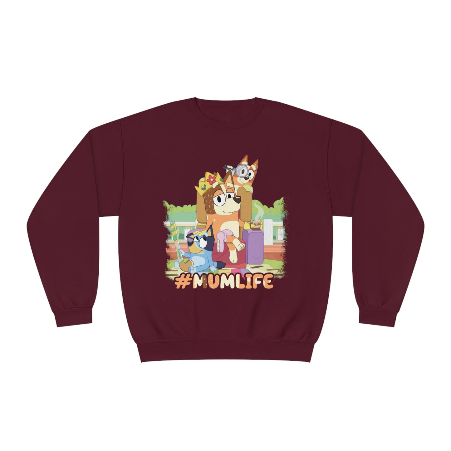 #Mumlife Bluey Crewneck Sweatshirt