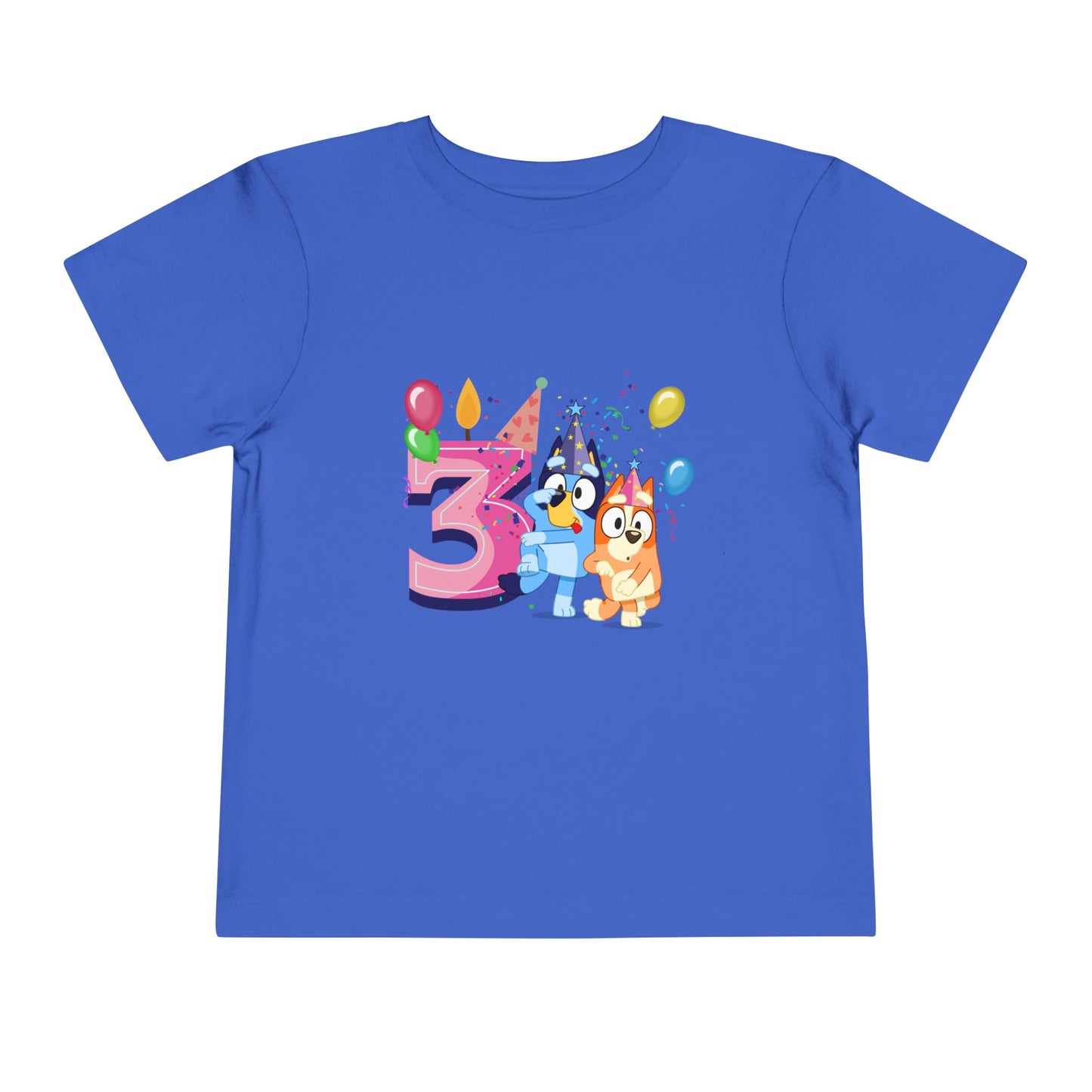 3rd Birthday Toddler Short Sleeve Tee