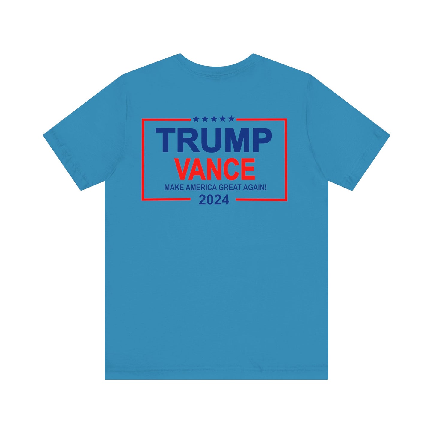 You Missed (front) Trump/Vance 2024 (back) Jersey Short Sleeve Tee