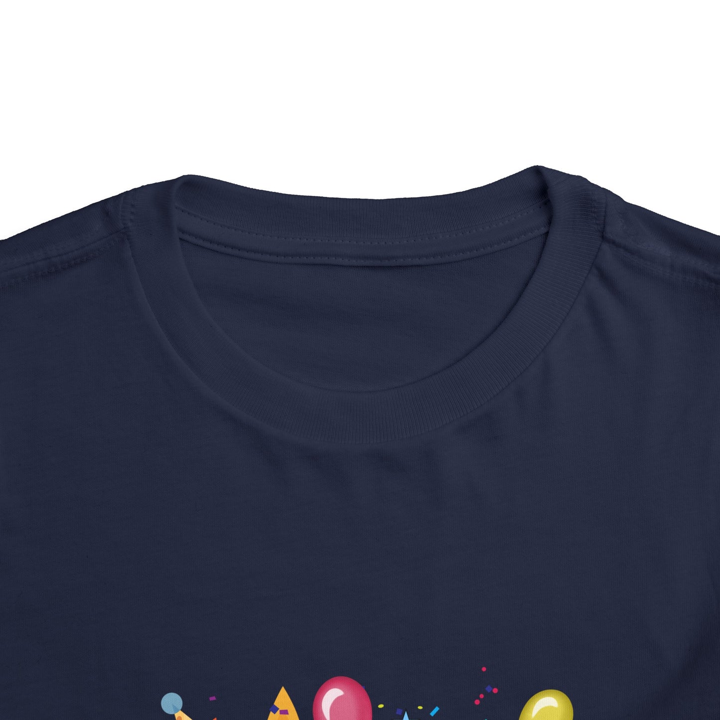 4th Birthday Toddler Short Sleeve Tee