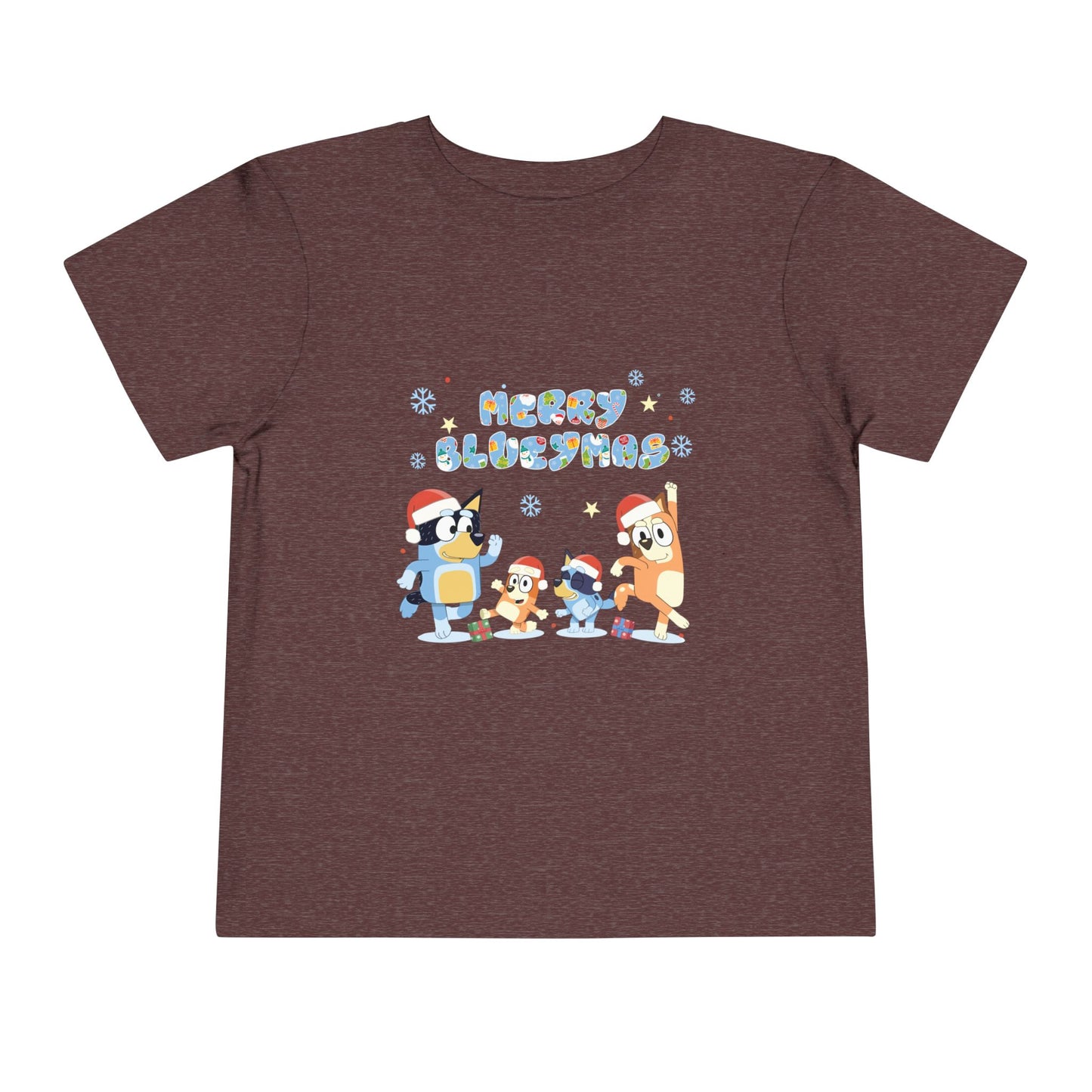 Merry Blue-y-mas Toddler Short Sleeve Tee