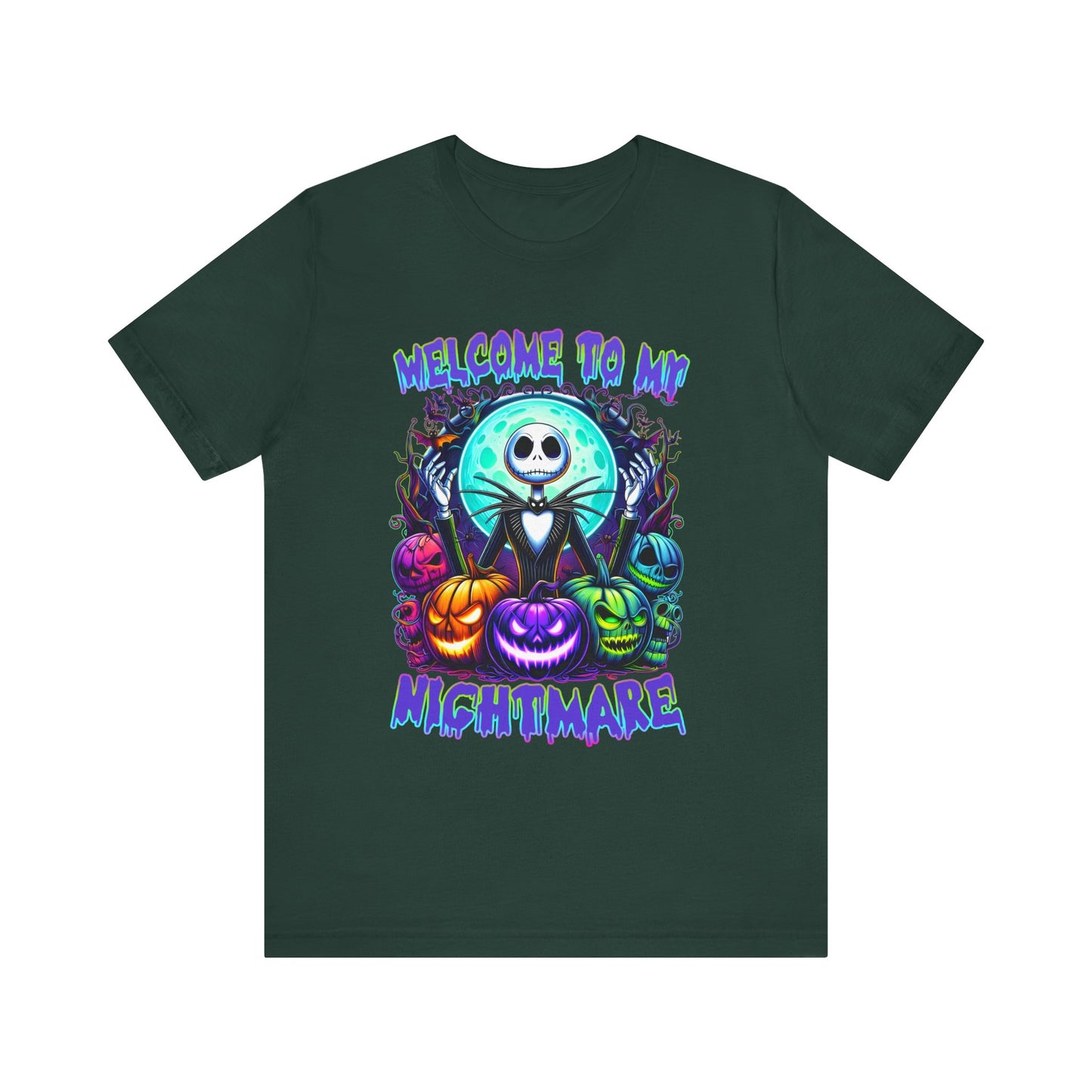 Welcome to my Nightmare Jersey Short Sleeve Tee