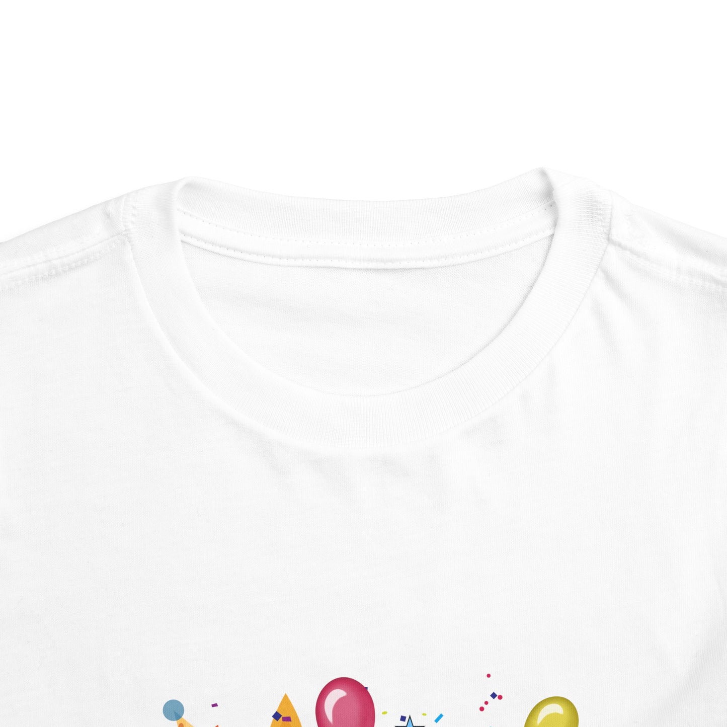 4th Birthday Toddler Short Sleeve Tee
