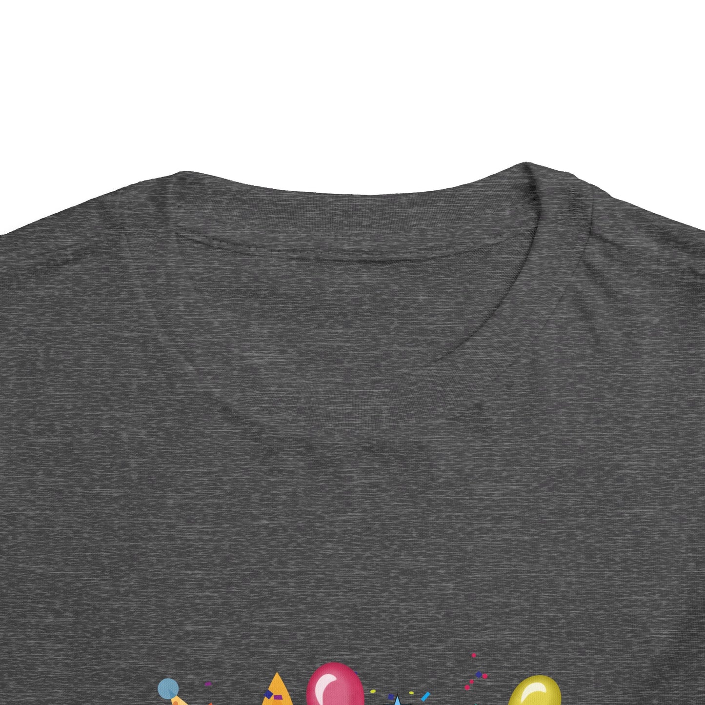 4th Birthday Toddler Short Sleeve Tee