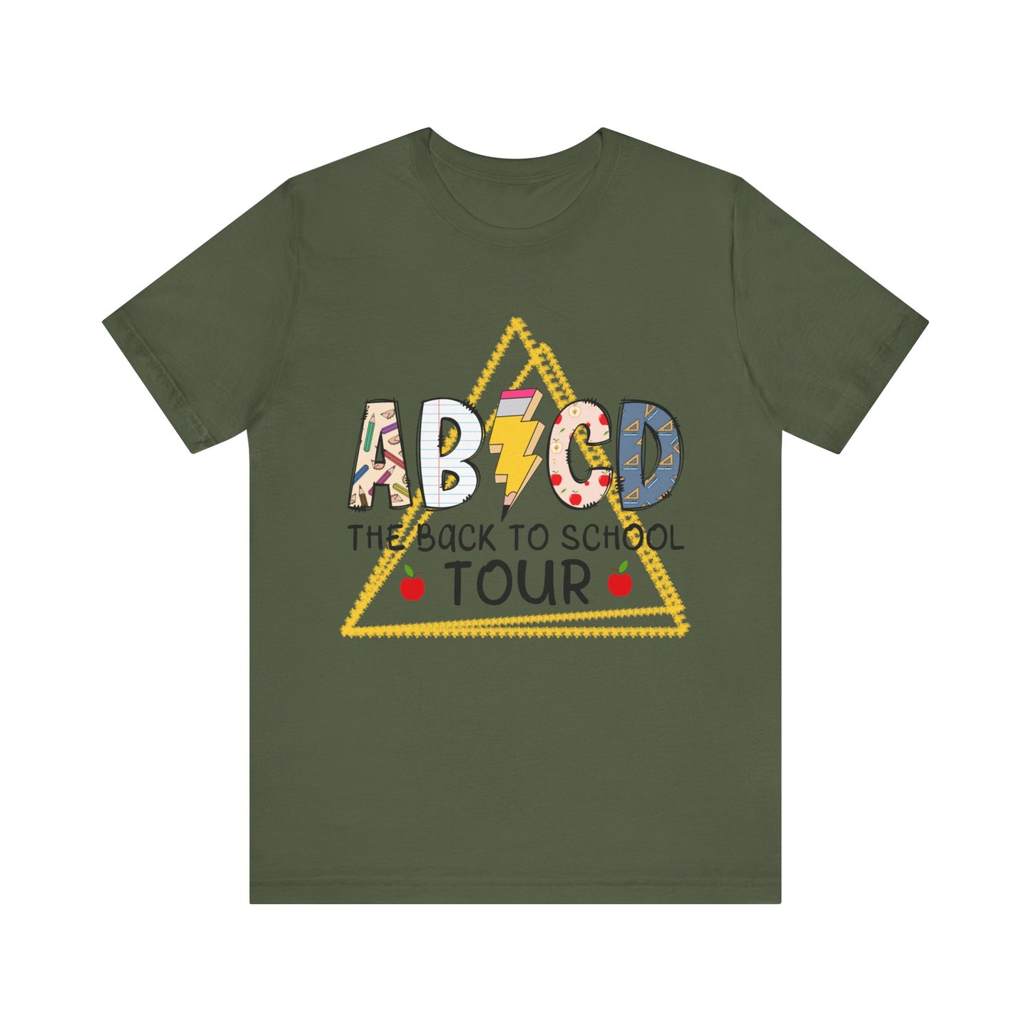 ABCD The Back to School Tour (front/back) Jersey Short Sleeve Tee