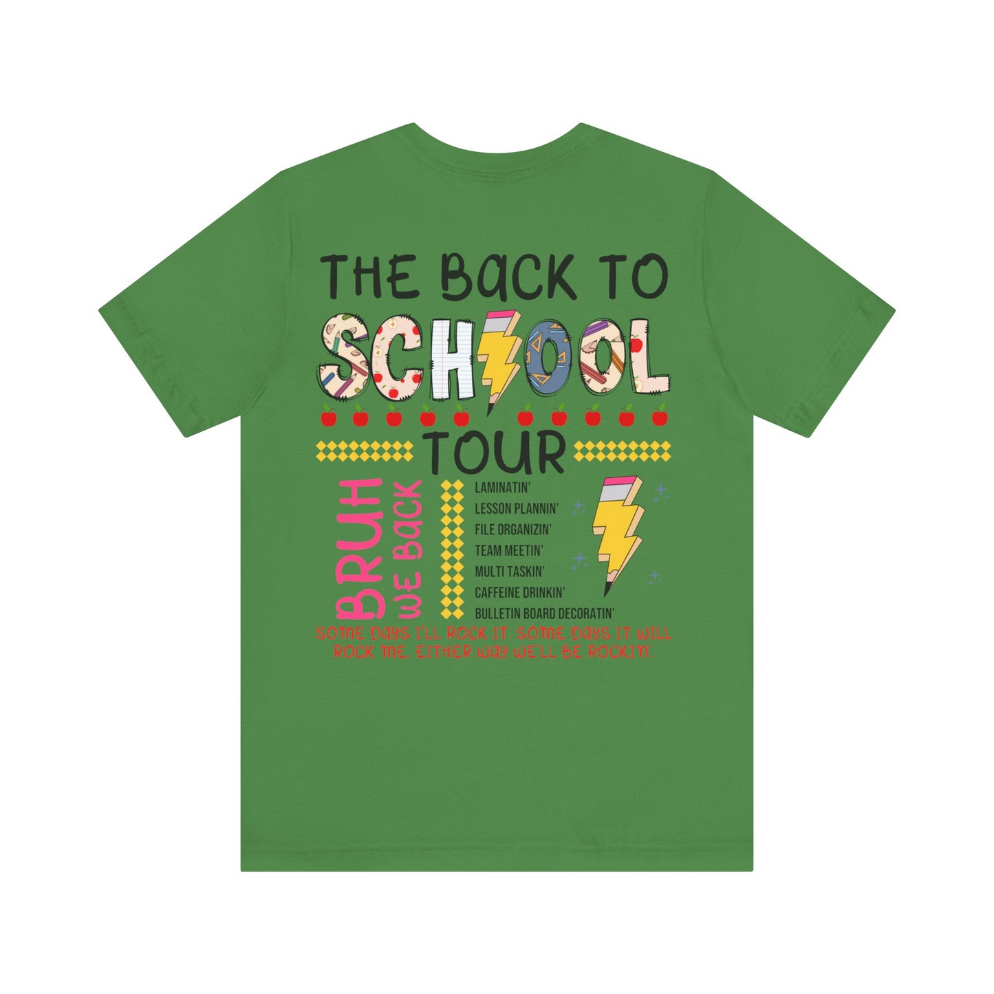 ABCD The Back to School Tour (front/back) Jersey Short Sleeve Tee