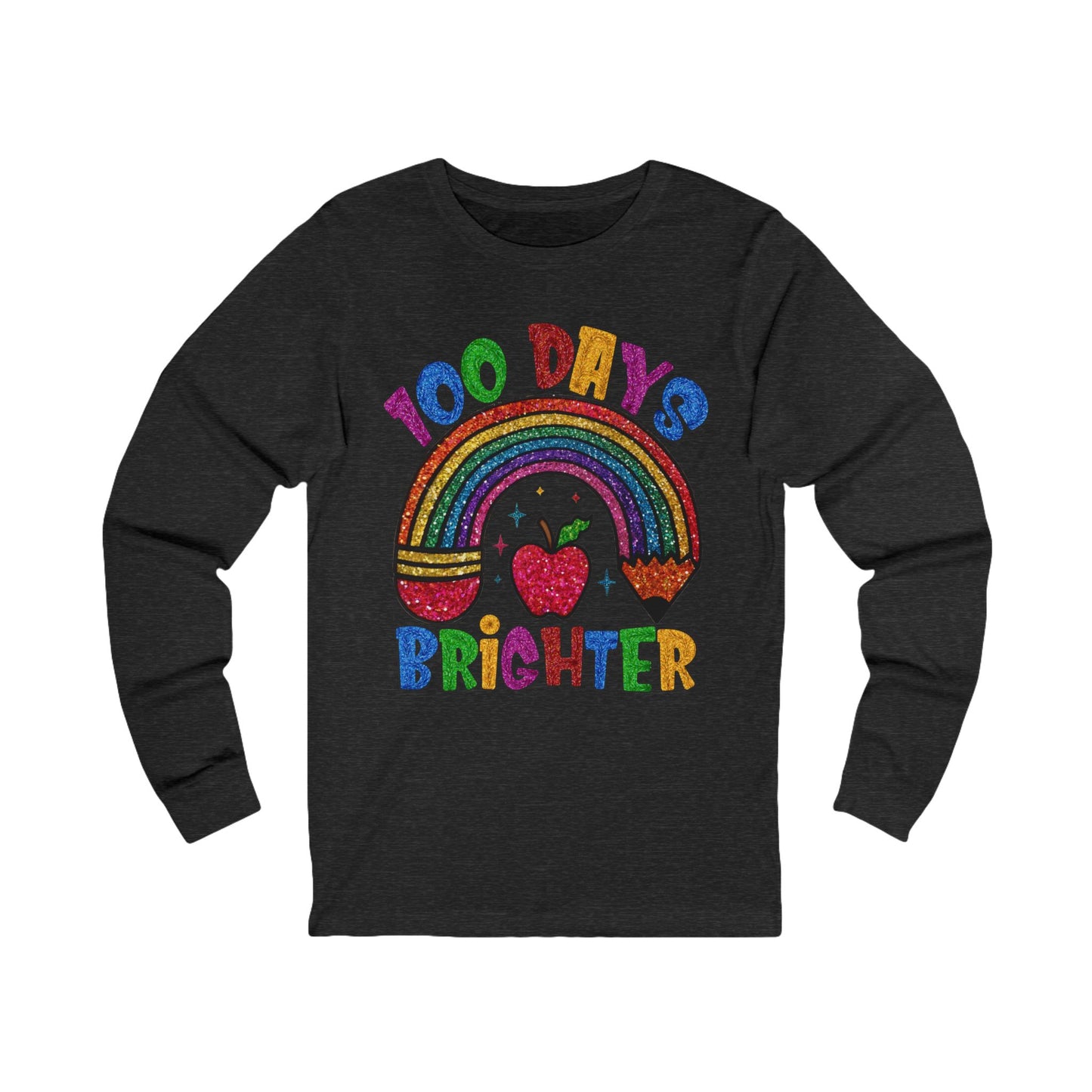100 DAYS BRIGHTER Jersey Long Sleeve Tee