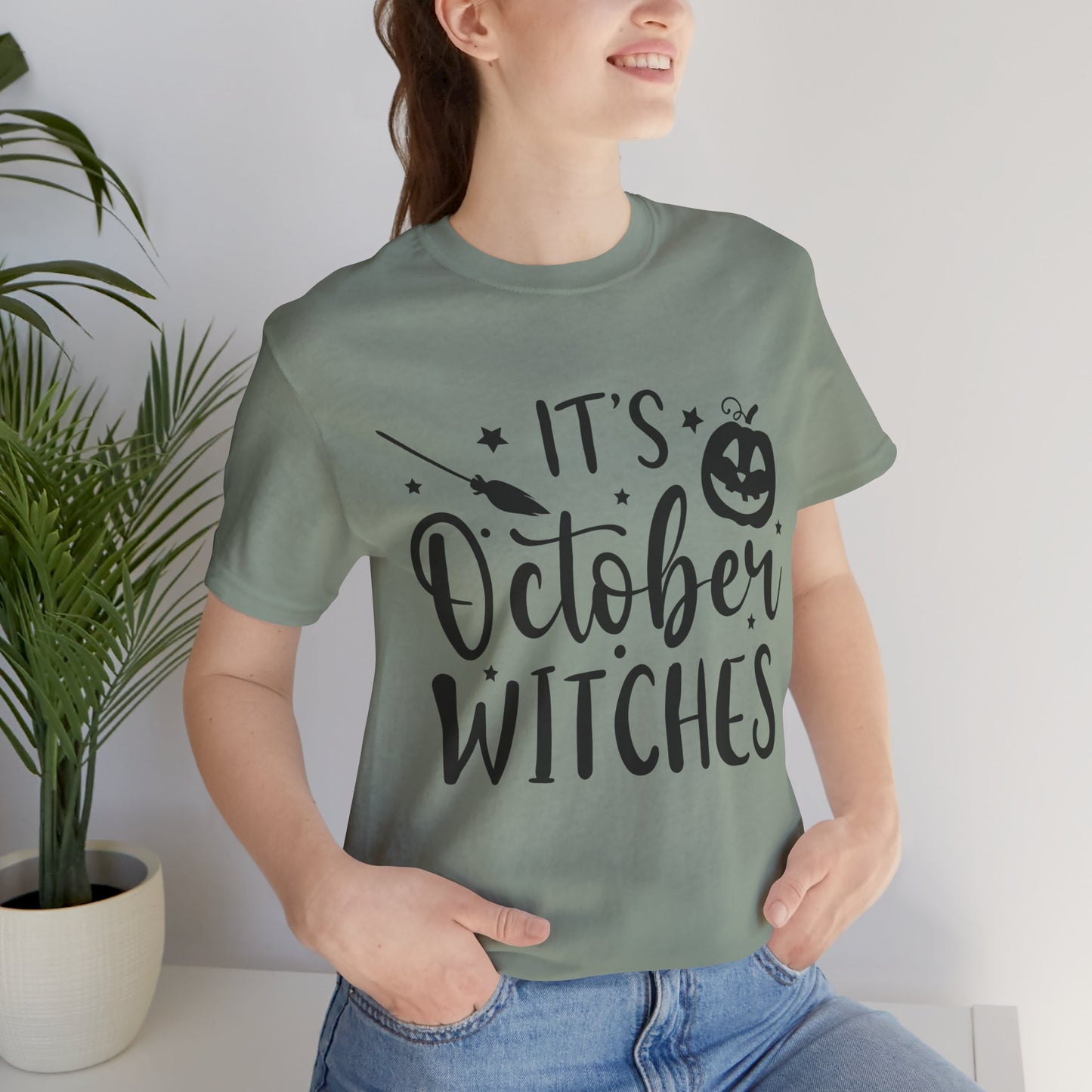 It's October Witches Jersey Short Sleeve Tee
