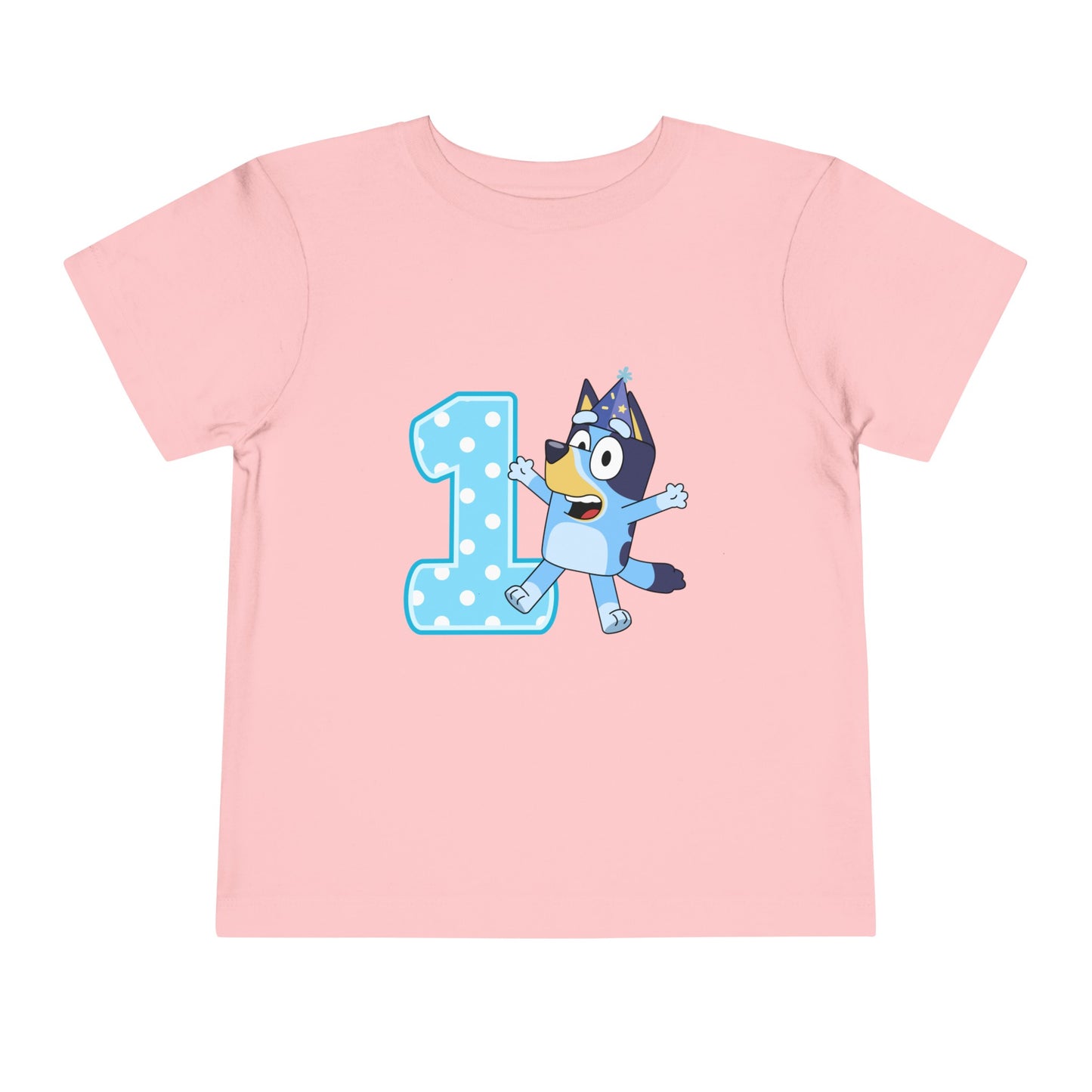 #1 Birthday Toddler Short Sleeve Tee