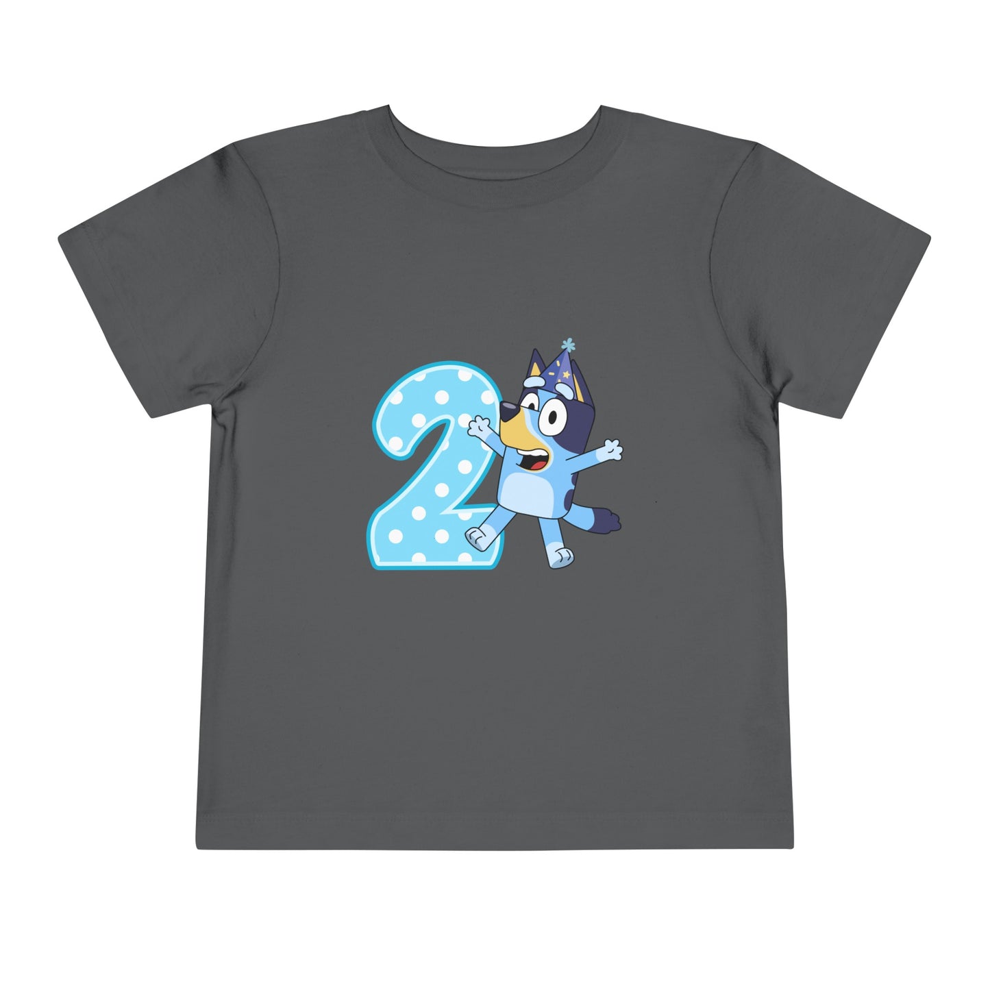 #2 Birthday Toddler Short Sleeve Tee