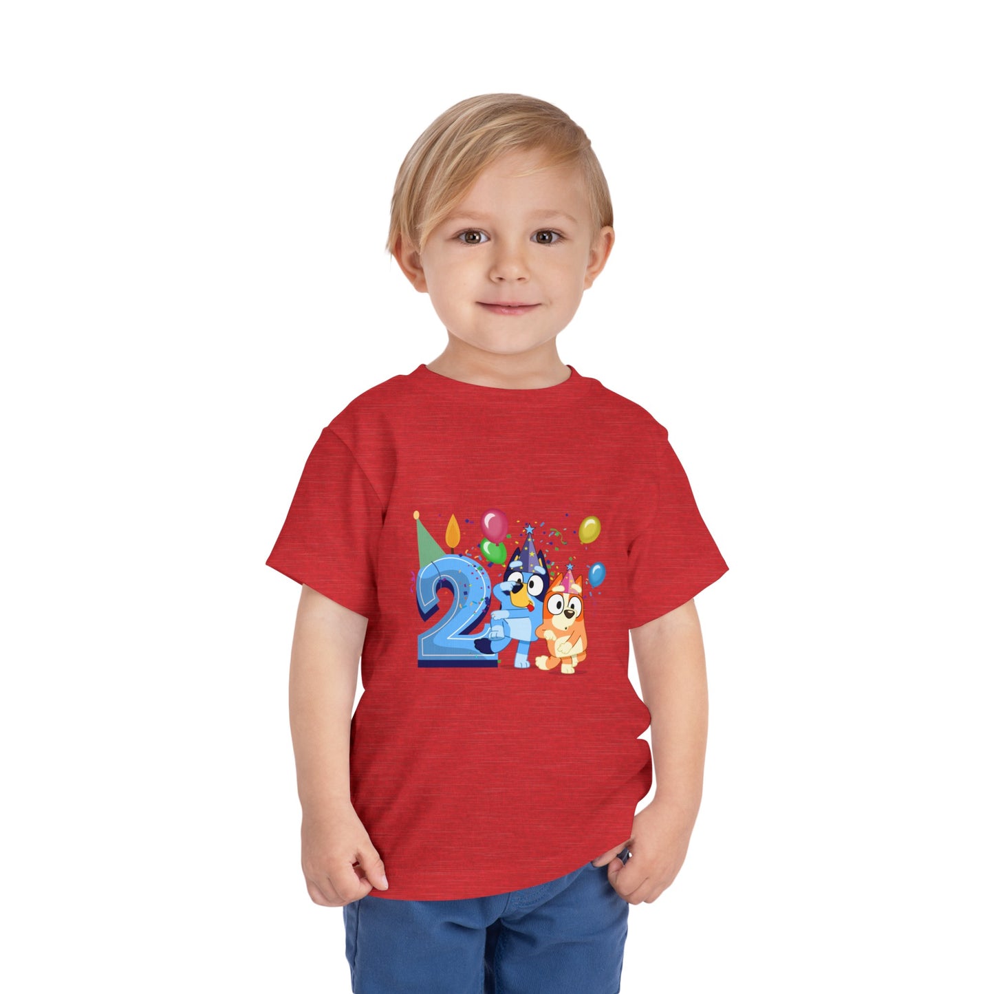 2nd Birthday Toddler Short Sleeve Tee