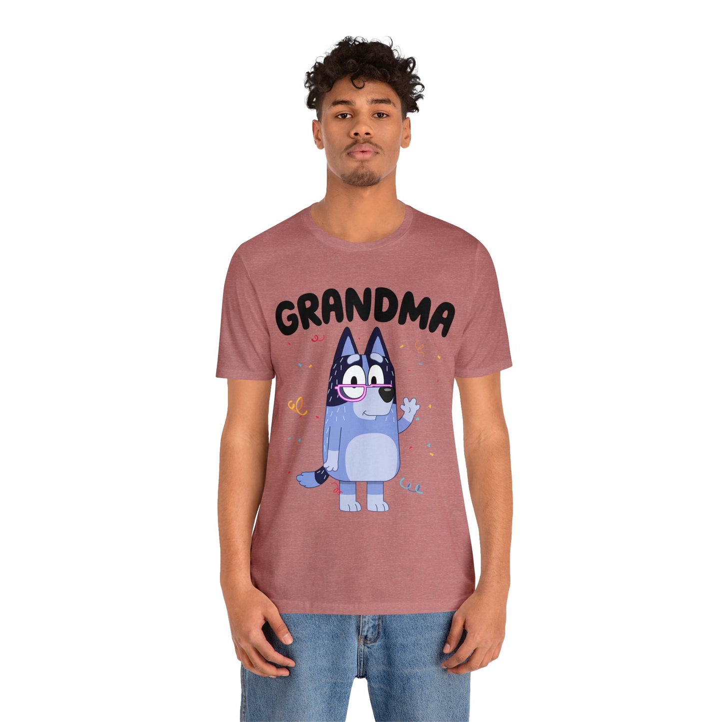 Grandma Bluey Birthday short sleeve Tshirt