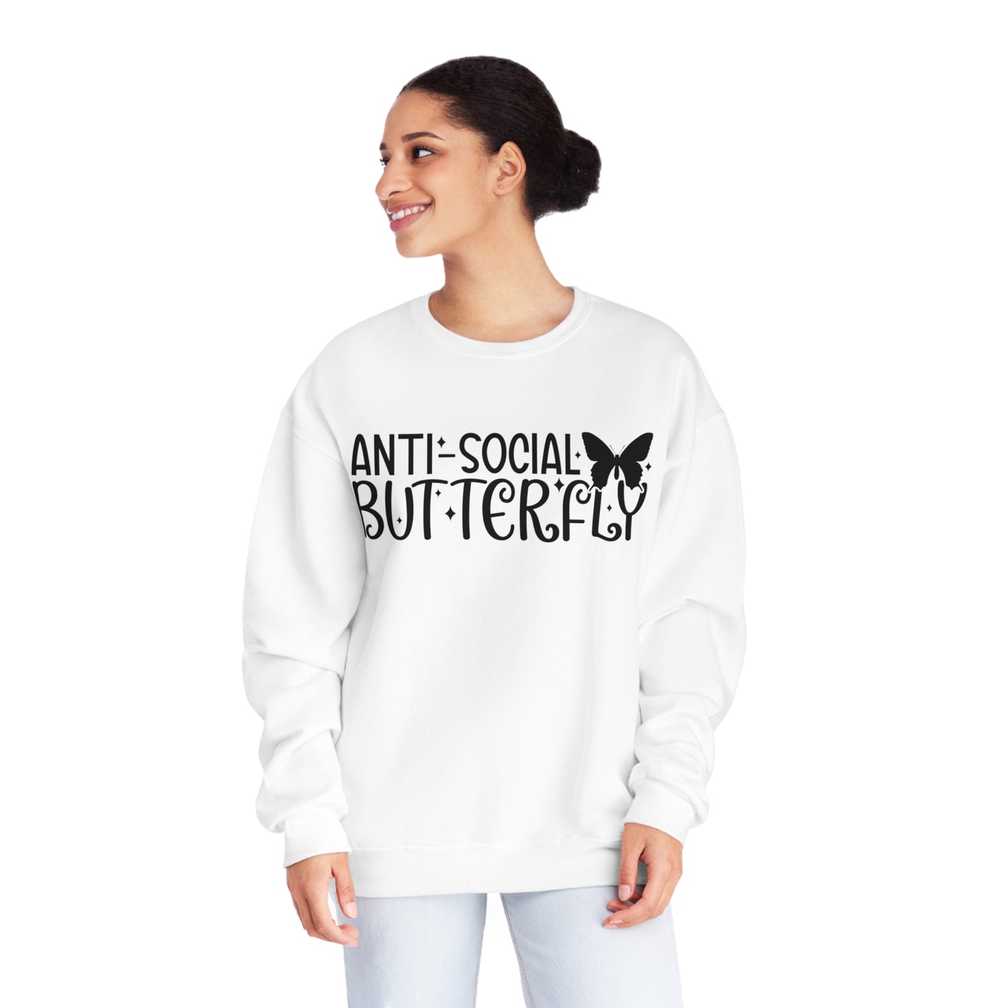 Anti-Social Butterfly Crewneck Sweatshirt