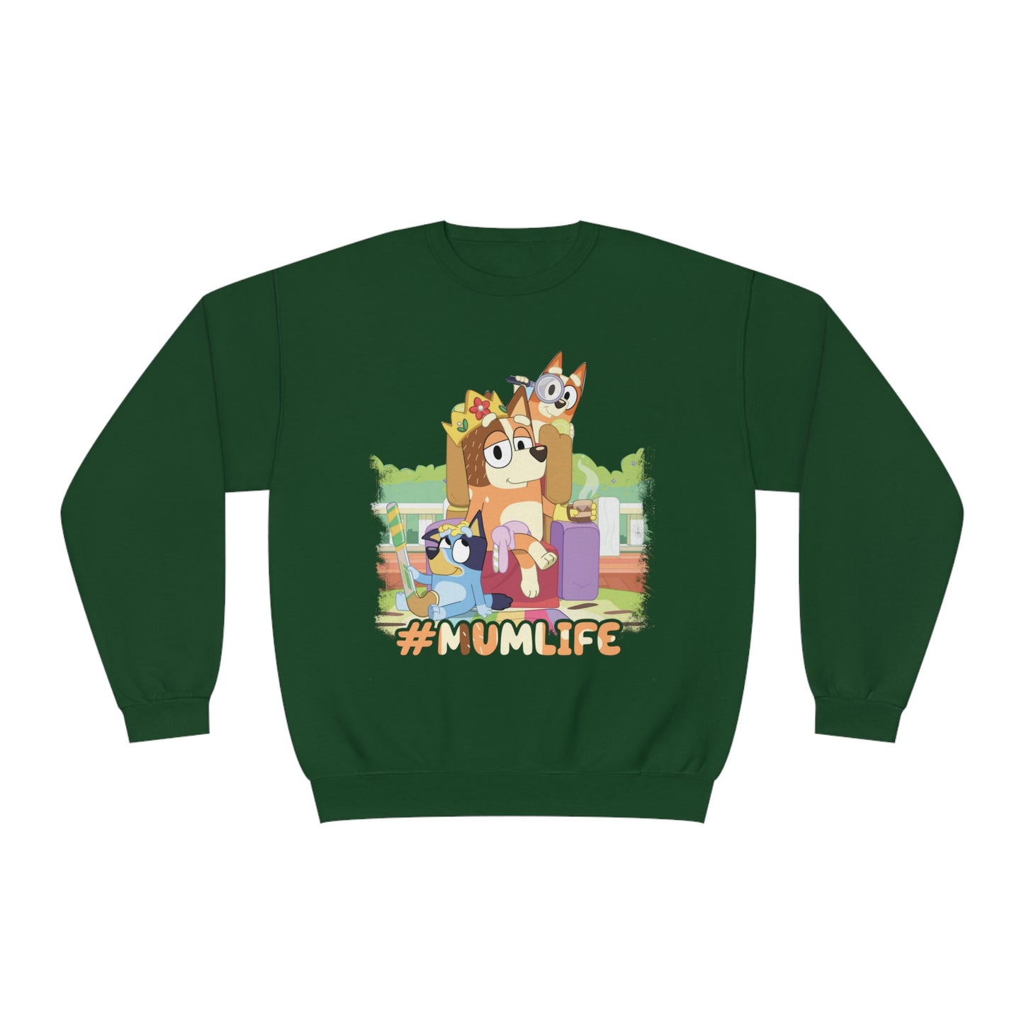 #Mumlife Bluey Crewneck Sweatshirt