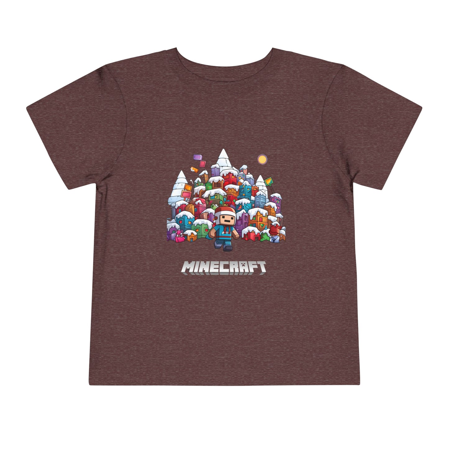 Christmas Mine-craft Toddler Short Sleeve Tee