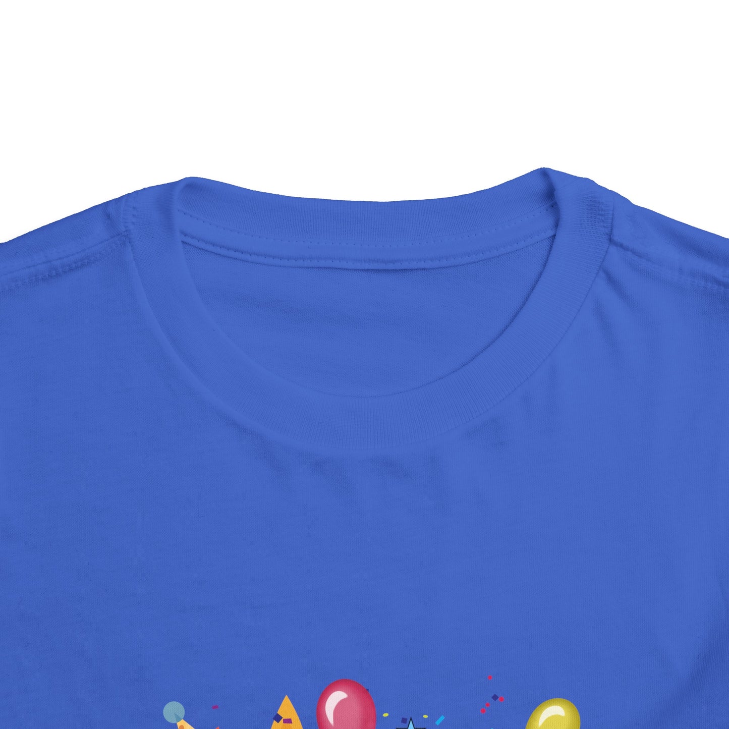 4th Birthday Toddler Short Sleeve Tee