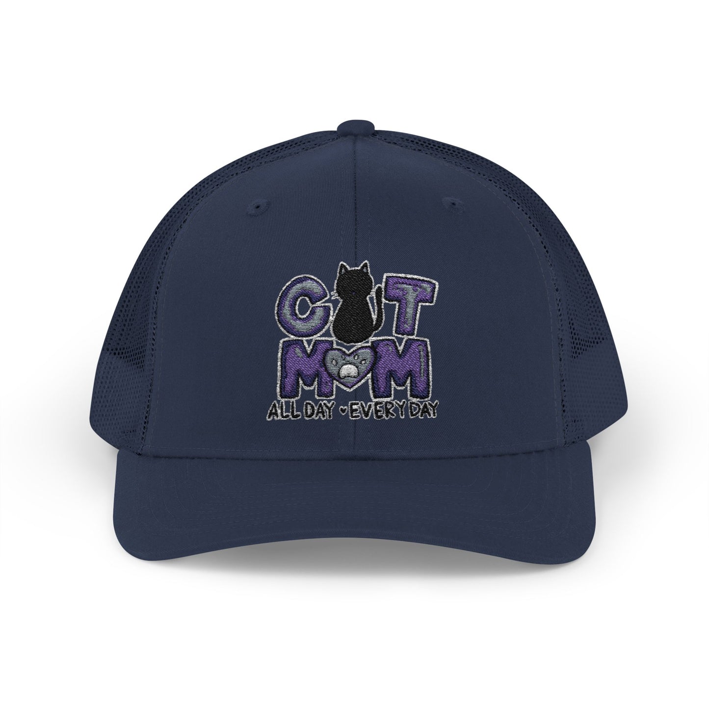 Cat Mom Snapback Trucker Cap