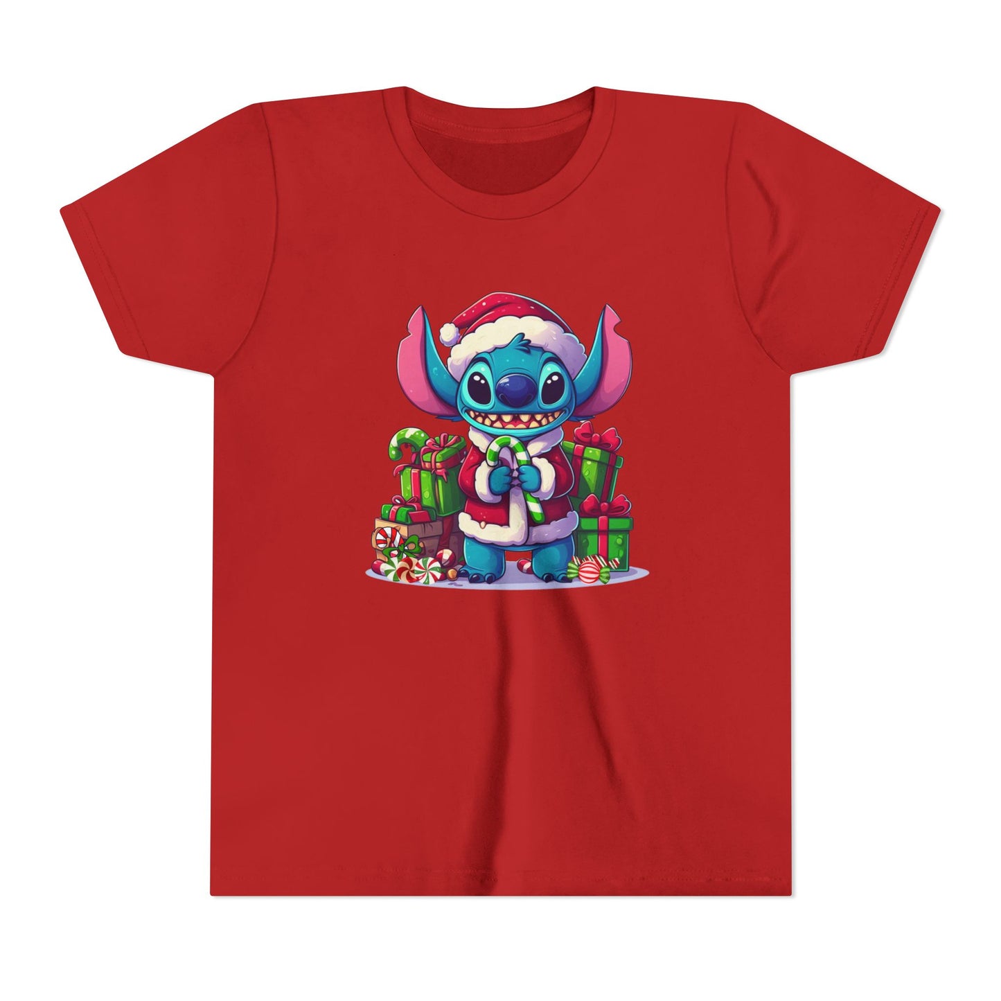 Christmas-Stitch Youth Short Sleeve Tee