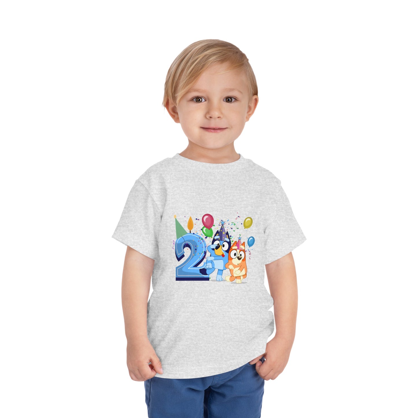 2nd Birthday Toddler Short Sleeve Tee