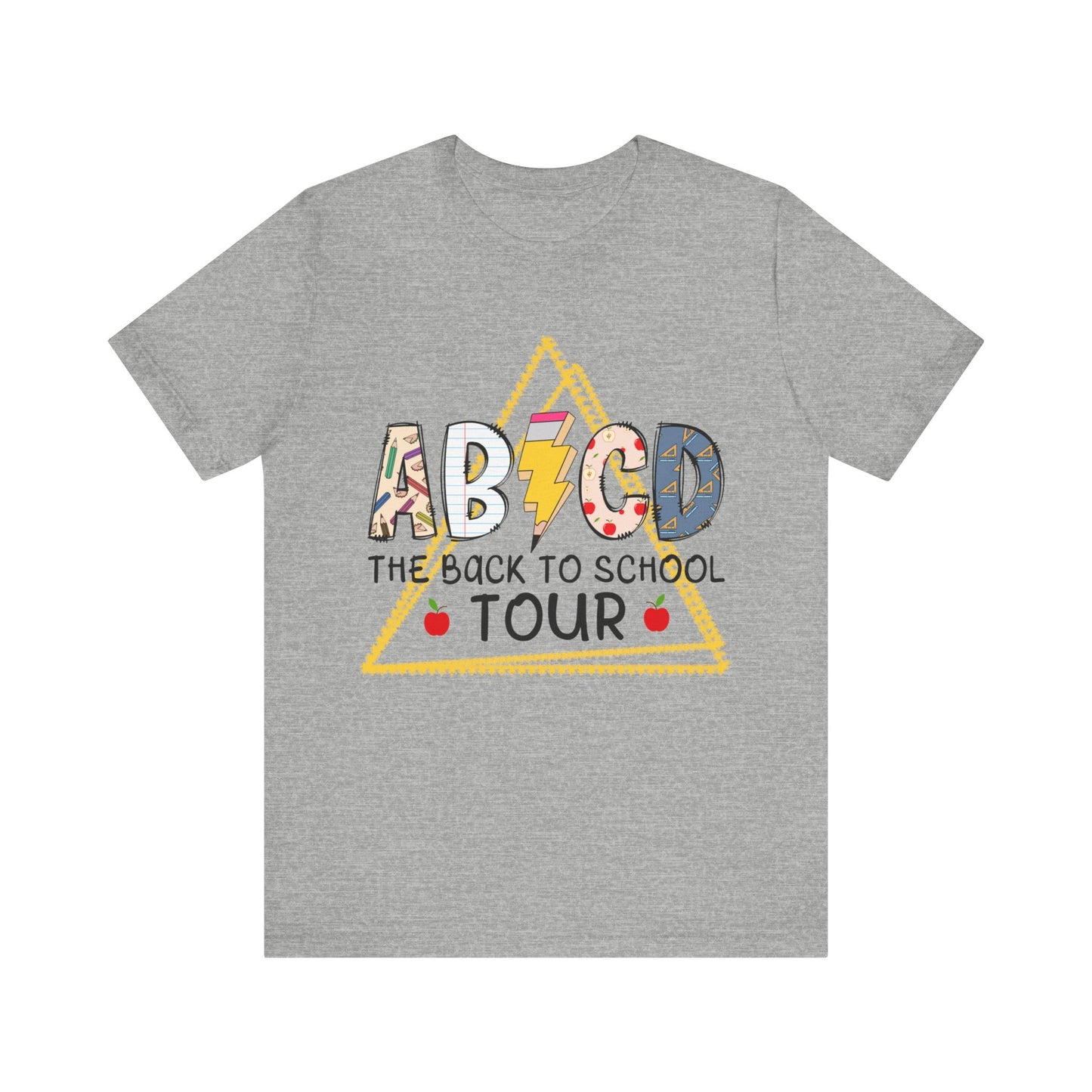 ABCD The Back to School Tour (front/back) Jersey Short Sleeve Tee