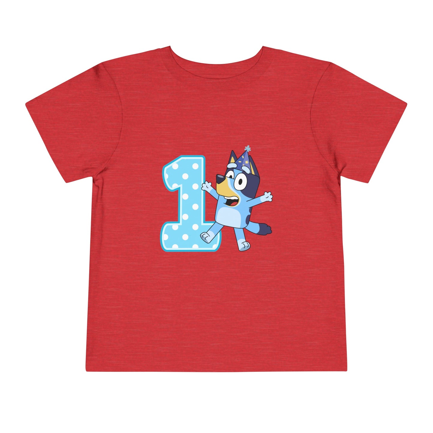 #1 Birthday Toddler Short Sleeve Tee
