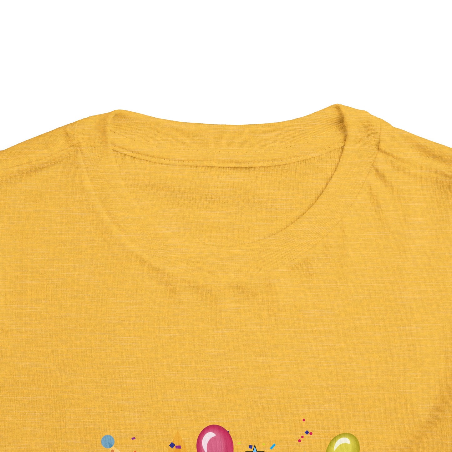 4th Birthday Toddler Short Sleeve Tee