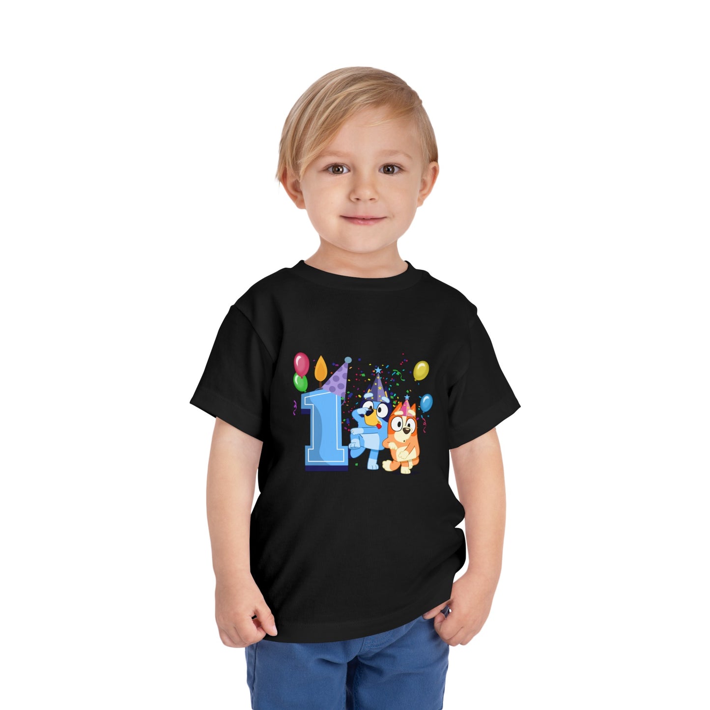 1st Birthday Toddler Short Sleeve Tee