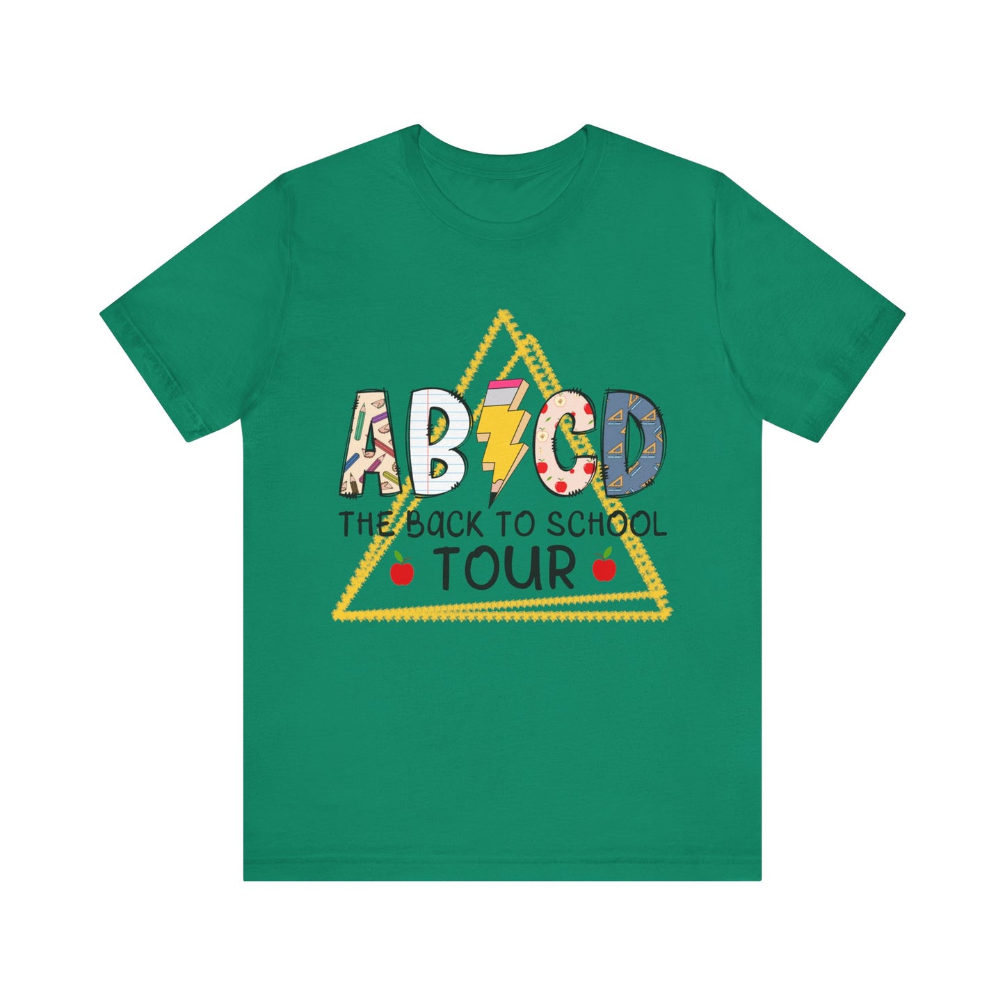 ABCD The Back to School Tour (front/back) Jersey Short Sleeve Tee