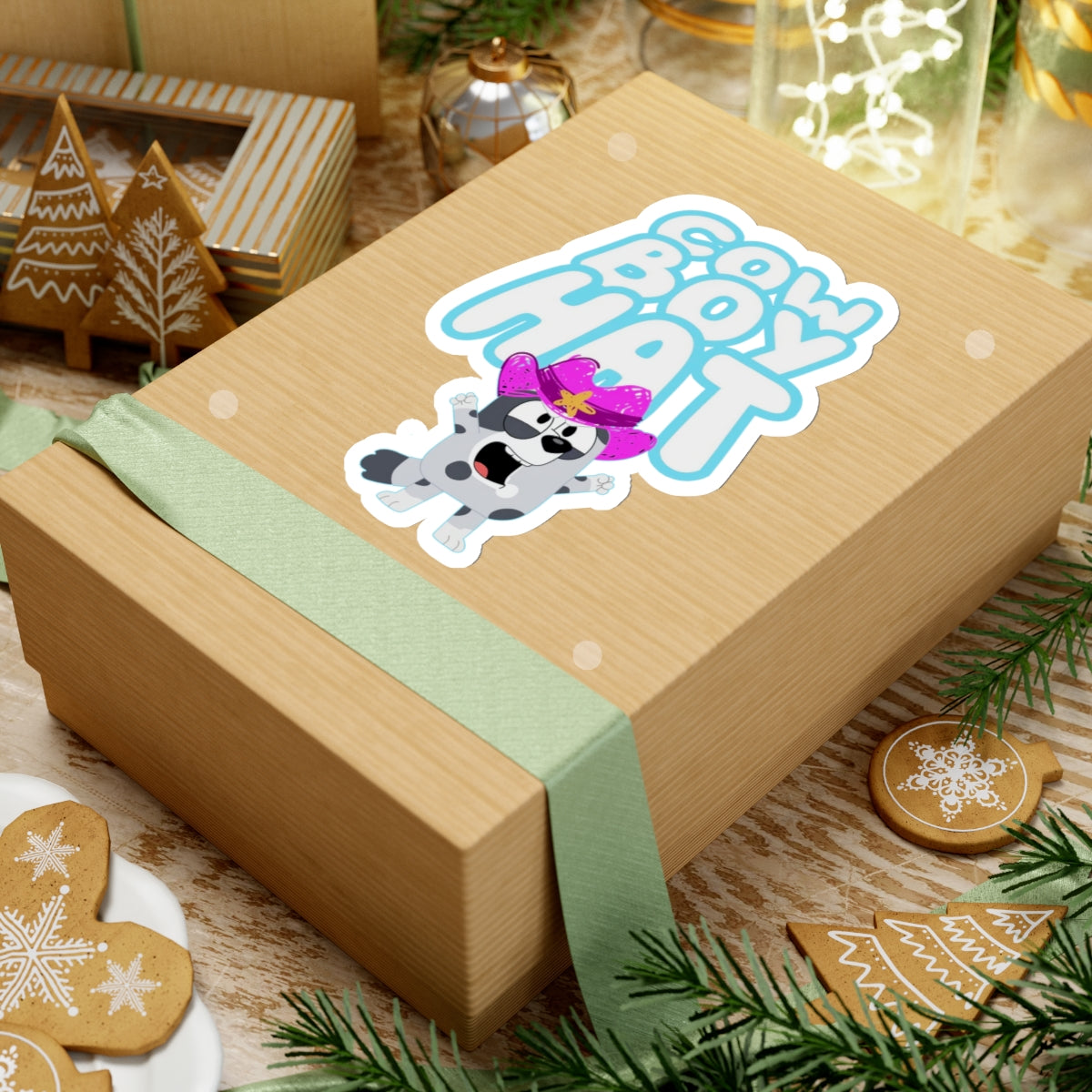 COWBOY HAT - Muffin Kiss-Cut Stickers