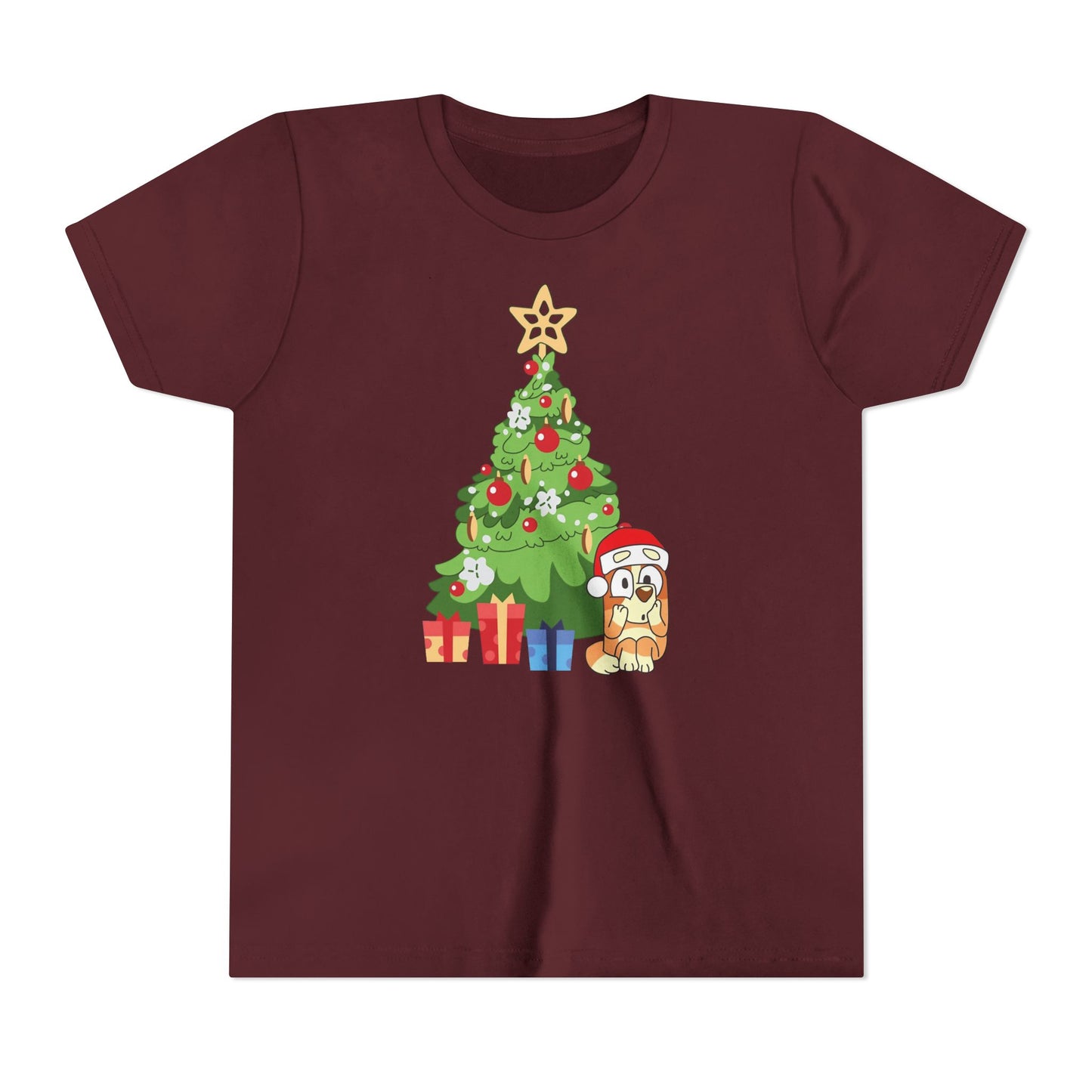 Christmas Tree Bingo Youth Short Sleeve Tee