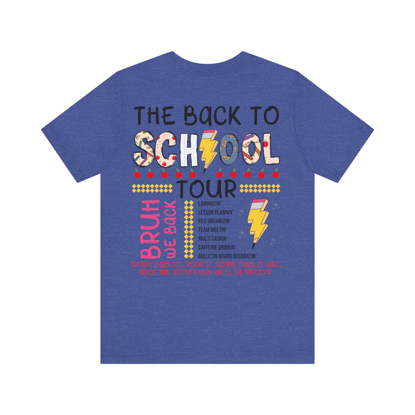 ABCD The Back to School Tour (front/back) Jersey Short Sleeve Tee