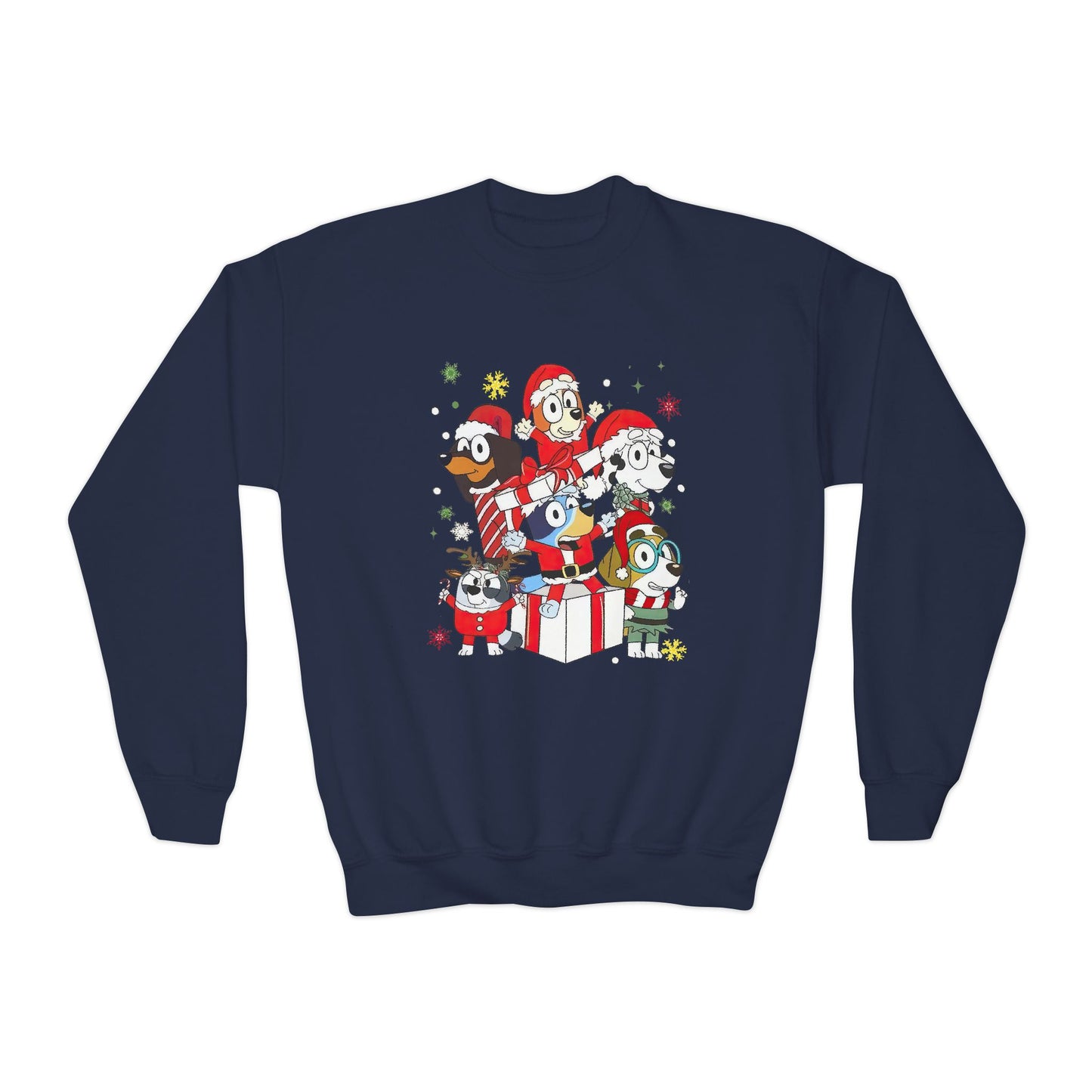 Christmas presents Youth Crewneck Sweatshirt