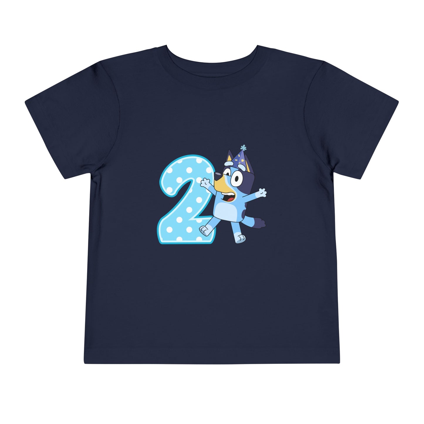 #2 Birthday Toddler Short Sleeve Tee